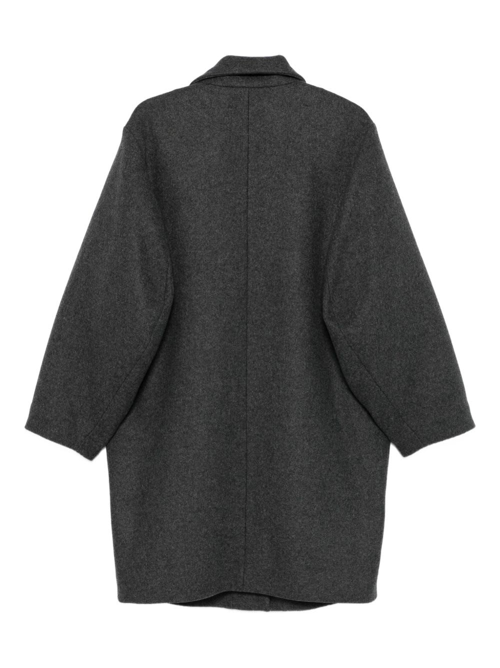 Emporio Armani Wool Coat In Gray