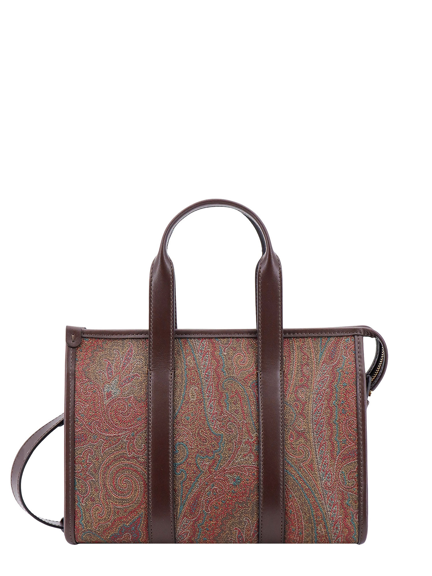 Brown Paisley Small Handbag