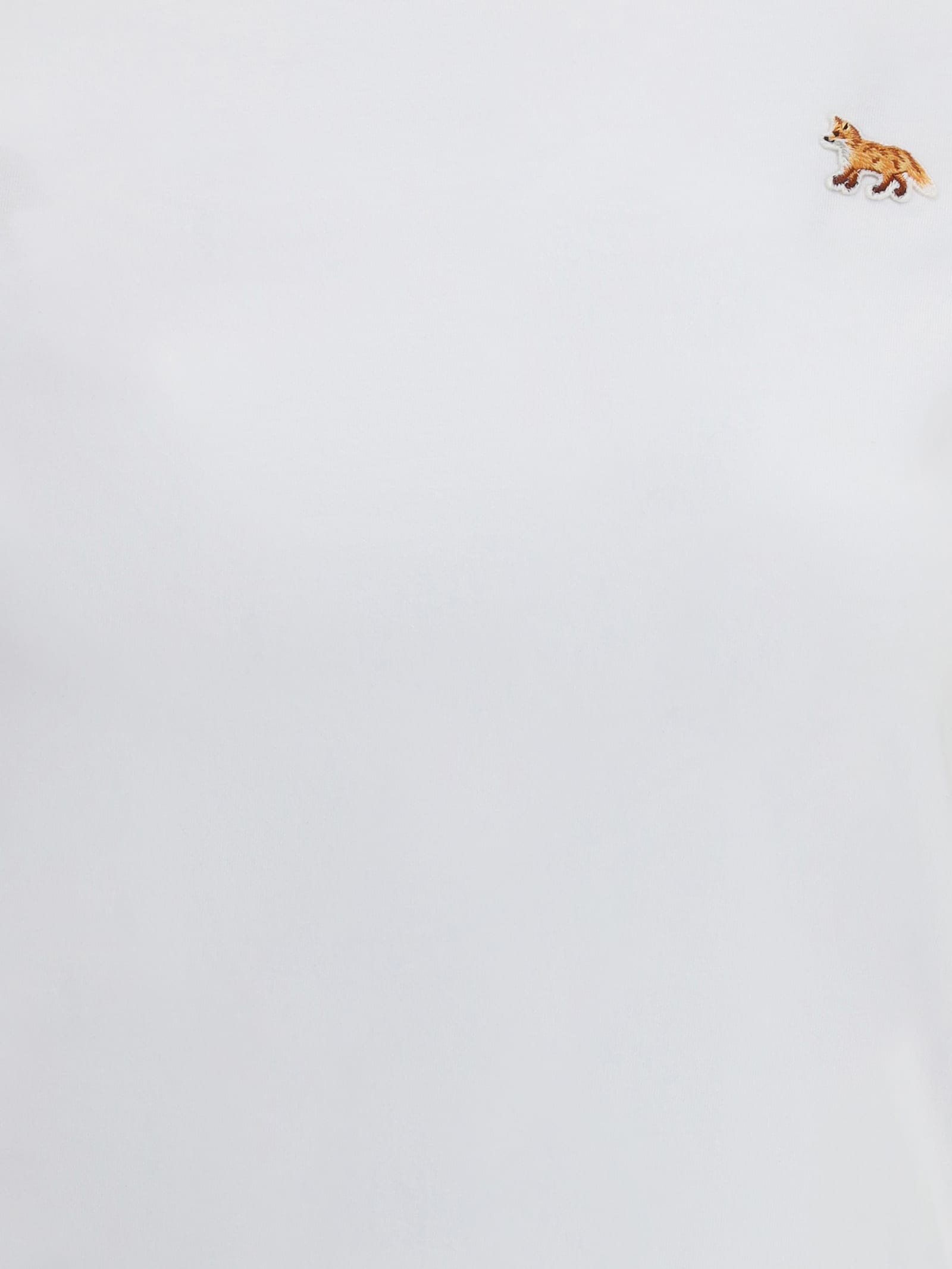 Maison Kitsuné Baby Fox Regular Tee-shirt In White