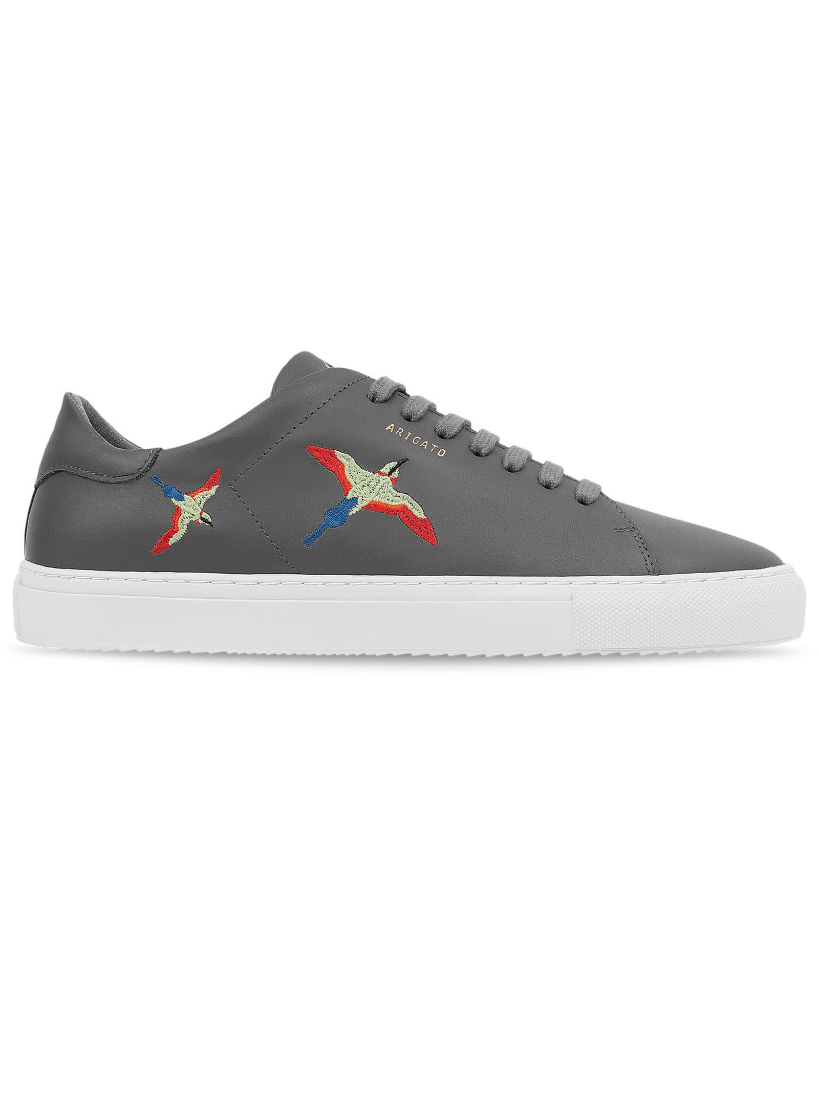 Axel Arigato Grey Leather Sneakers