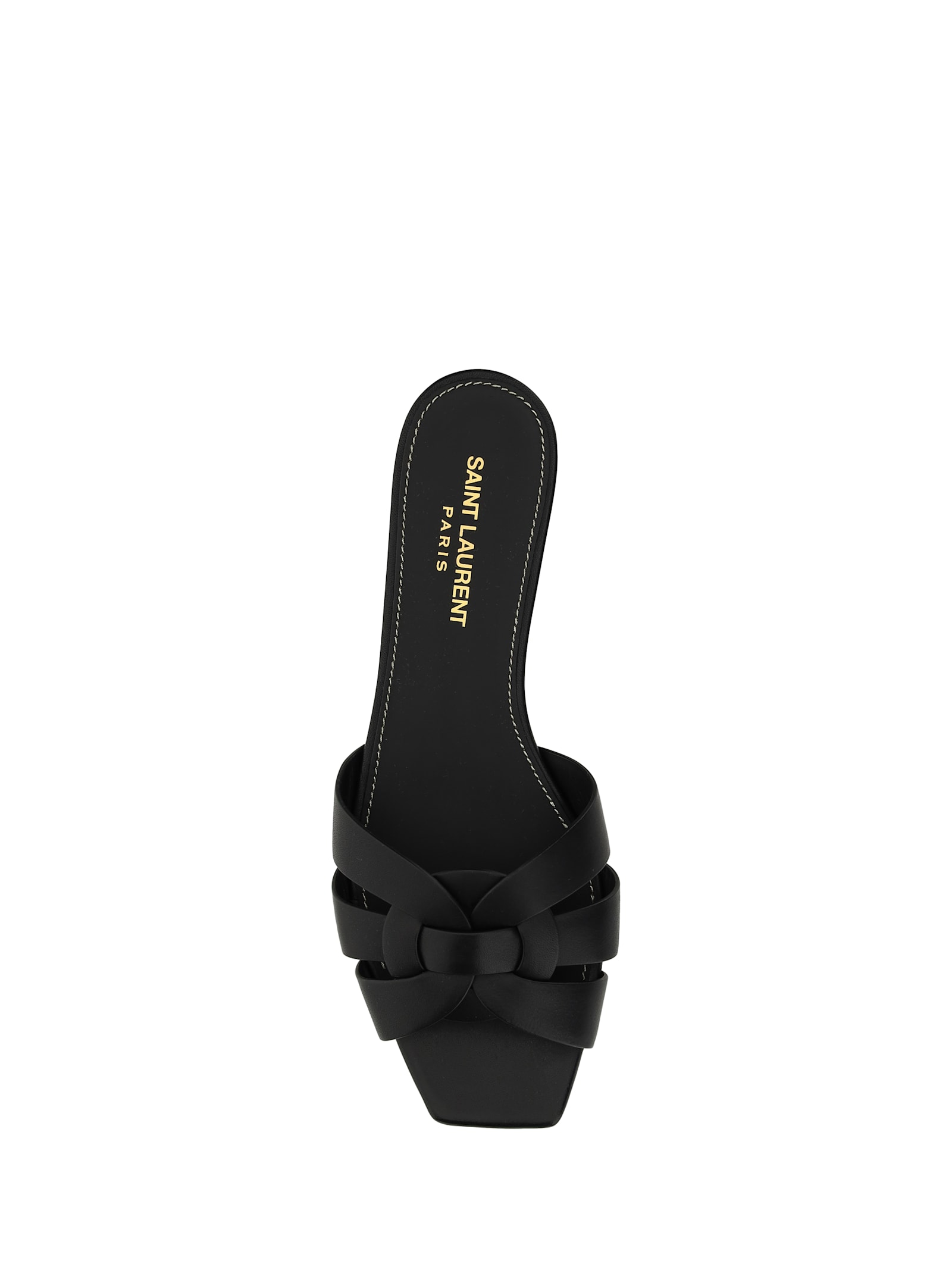 Saint Laurent Sandals In Black