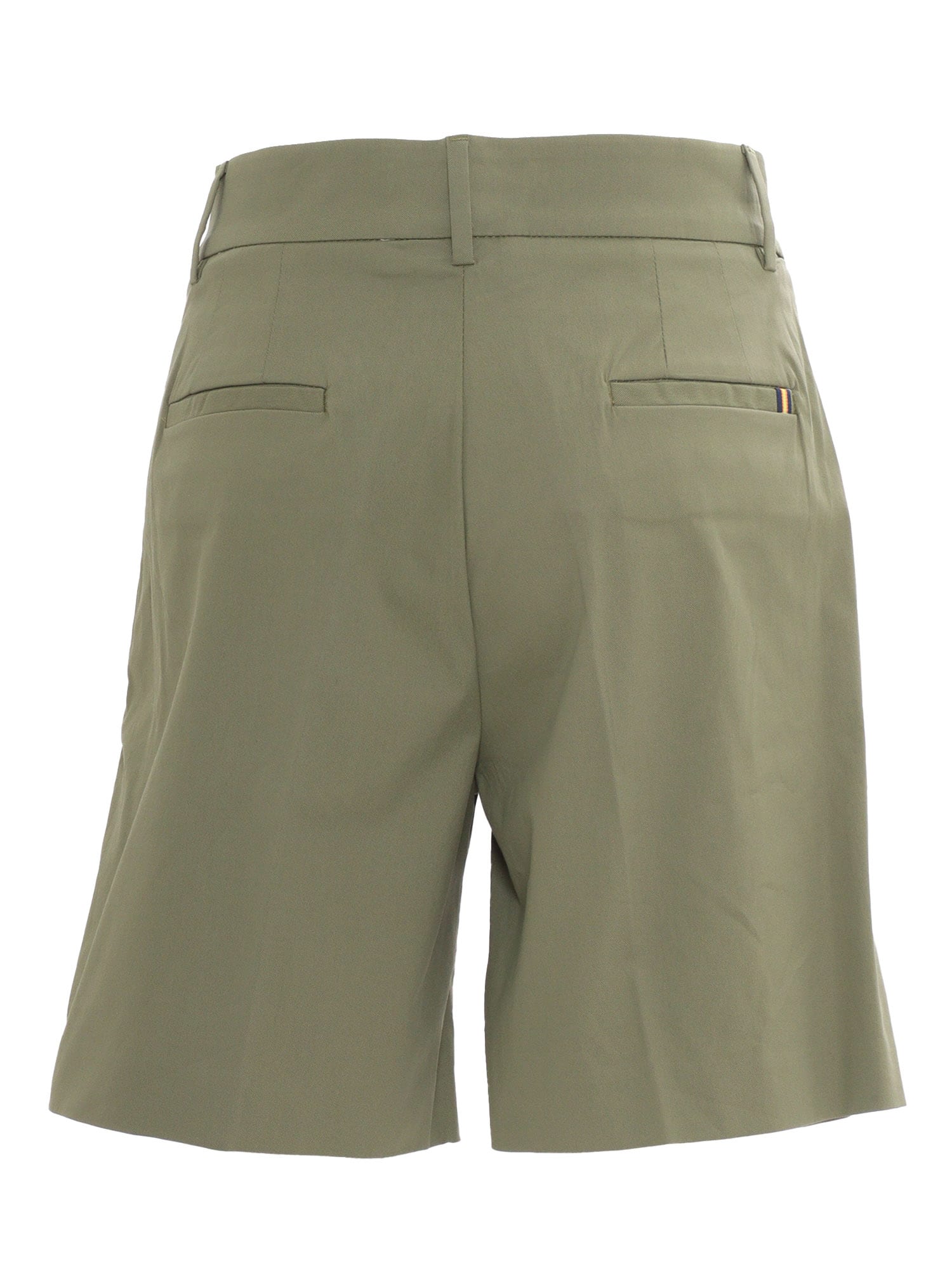 K-way Belt-loop Shorts In Green