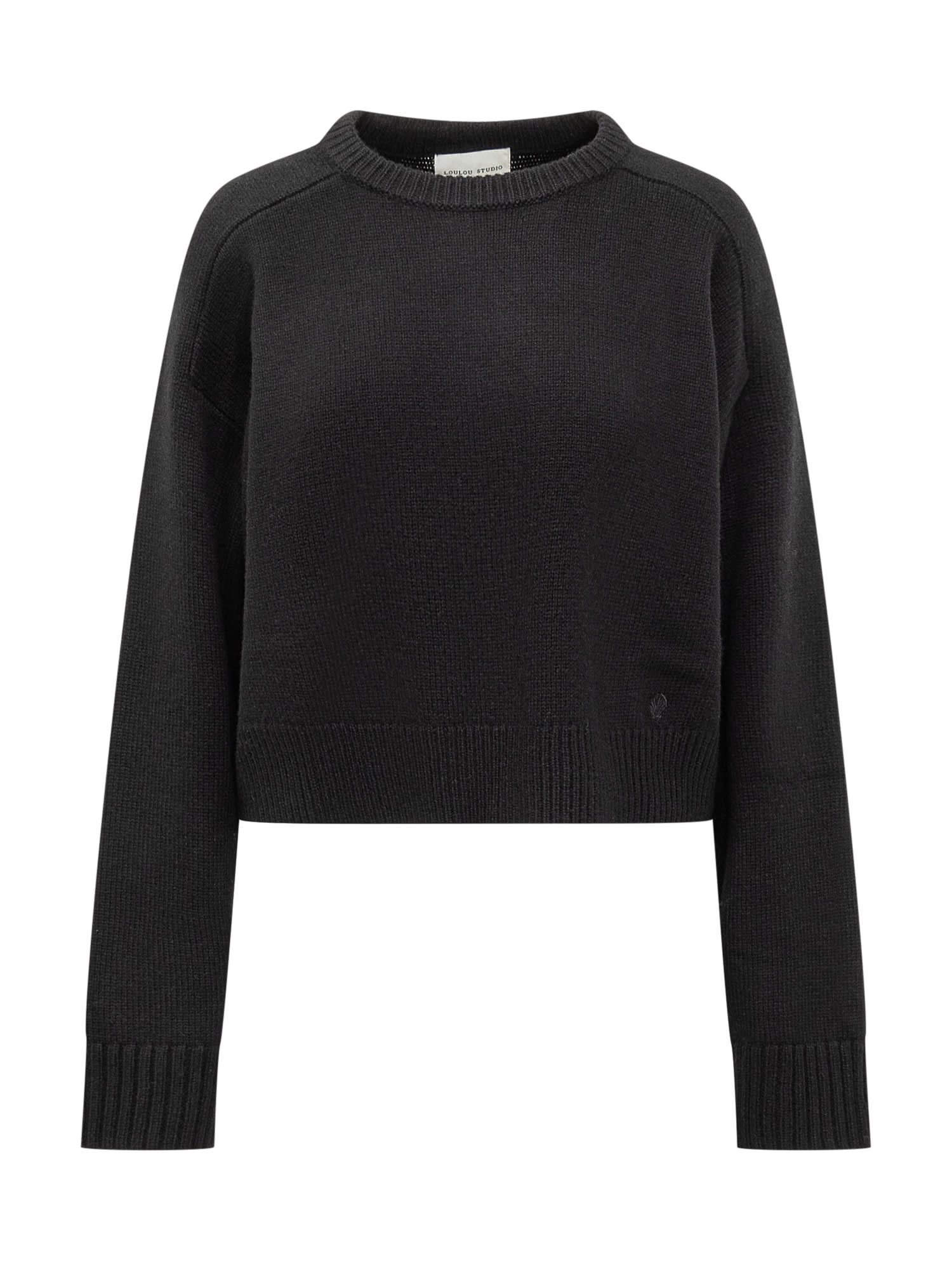 Shop Loulou Studio Oversized Sweater In Black