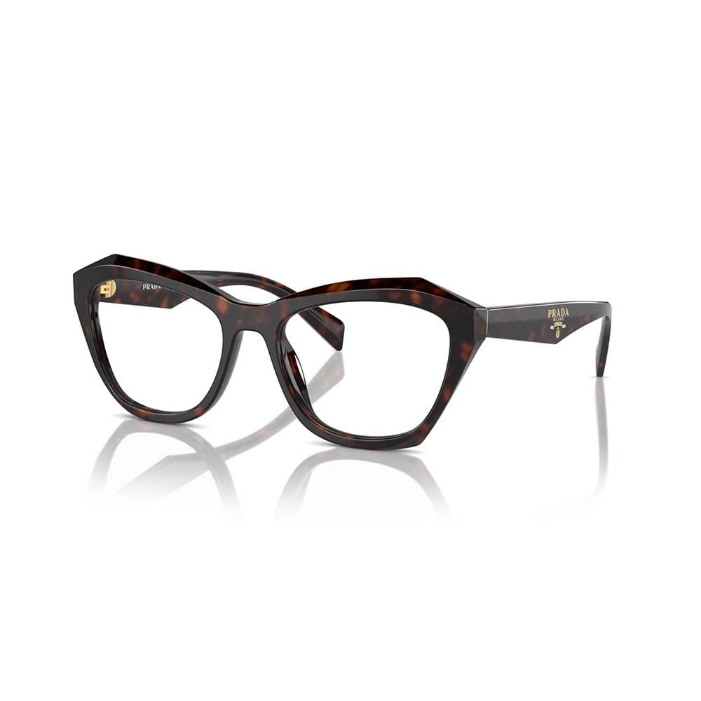 Shop Prada Glasses In Marrone