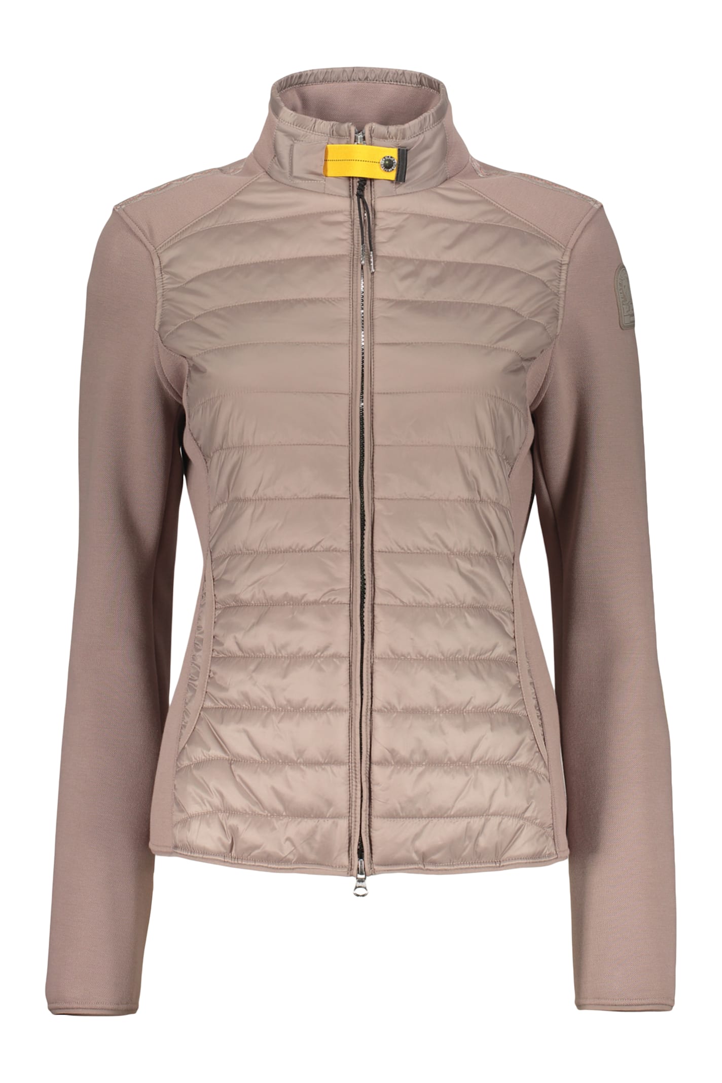 Parajumpers Lightweight Beige Jacket With Zip And Collar In Brown