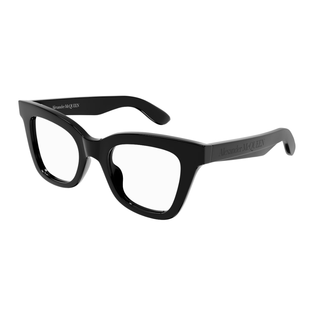Shop Alexander Mcqueen Am0394o 001 Glasses In Nero