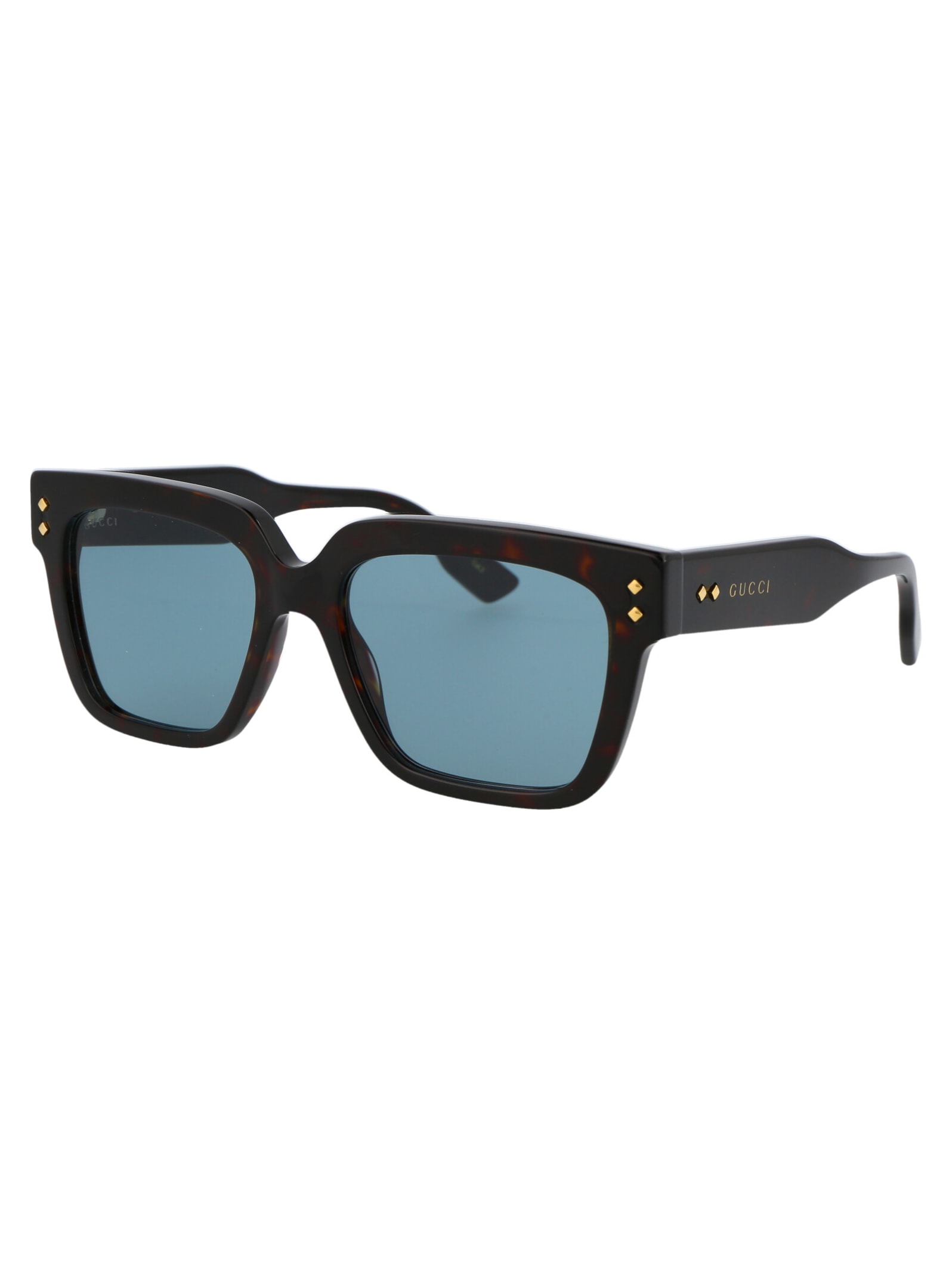 Shop Gucci Gg1084s Sunglasses In 002 Havana Havana Light Blue