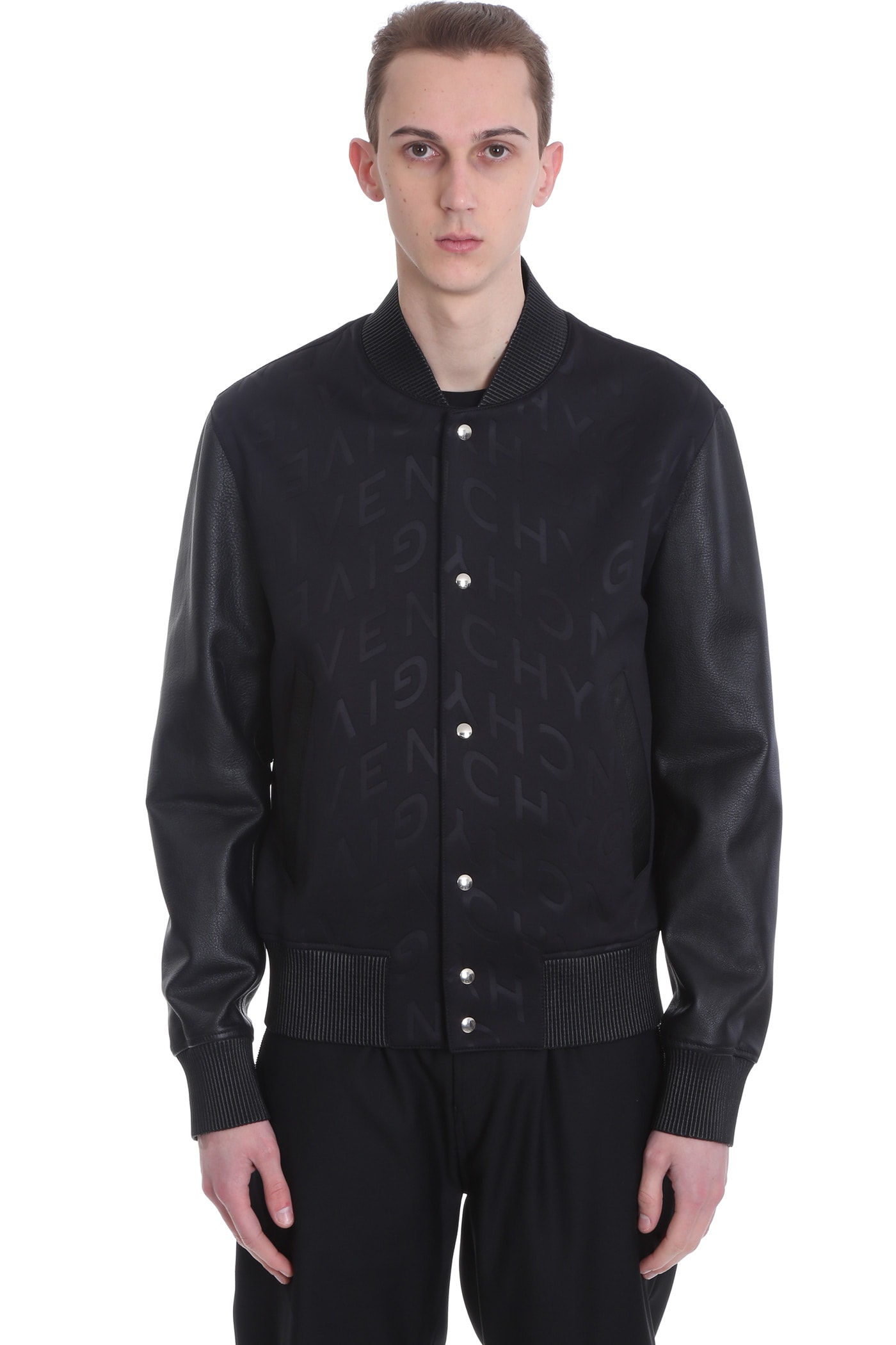 Givenchy Bomber In Black Polyamide