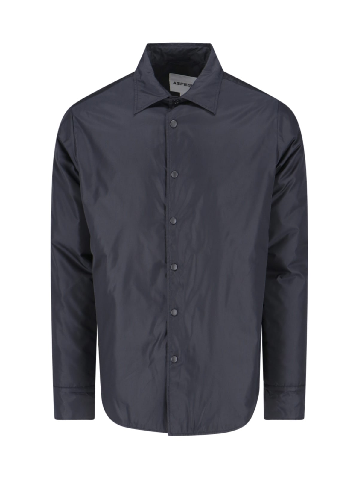 Shop Aspesi Re-shirt Jacket In Nero