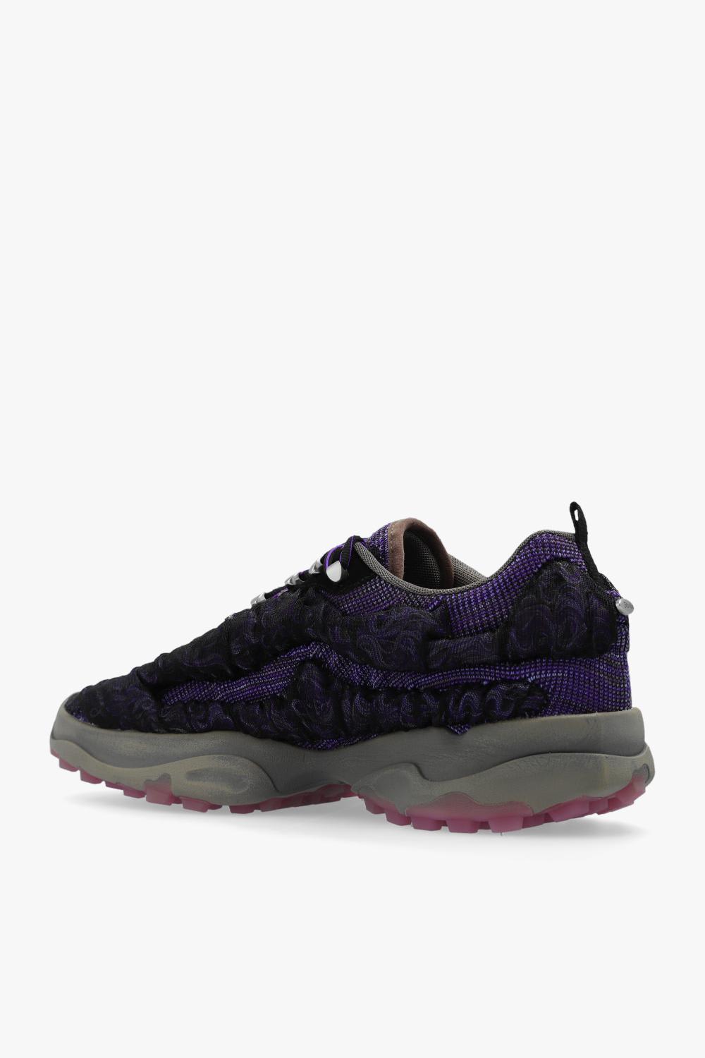 Shop Acne Studios Sneakers With Logo In Avu Dark Purple/black