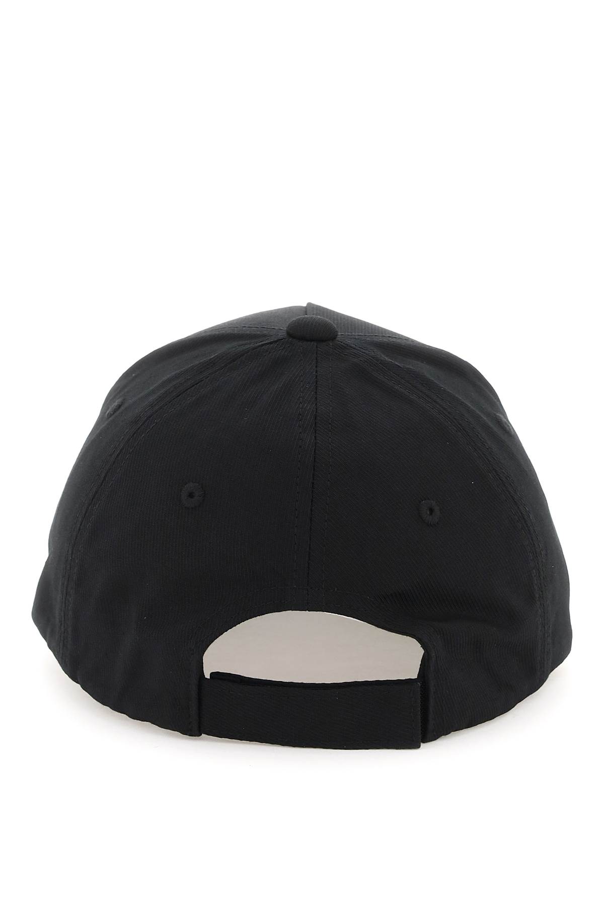 Shop Emporio Armani Baseball Cap With Logo In Black
