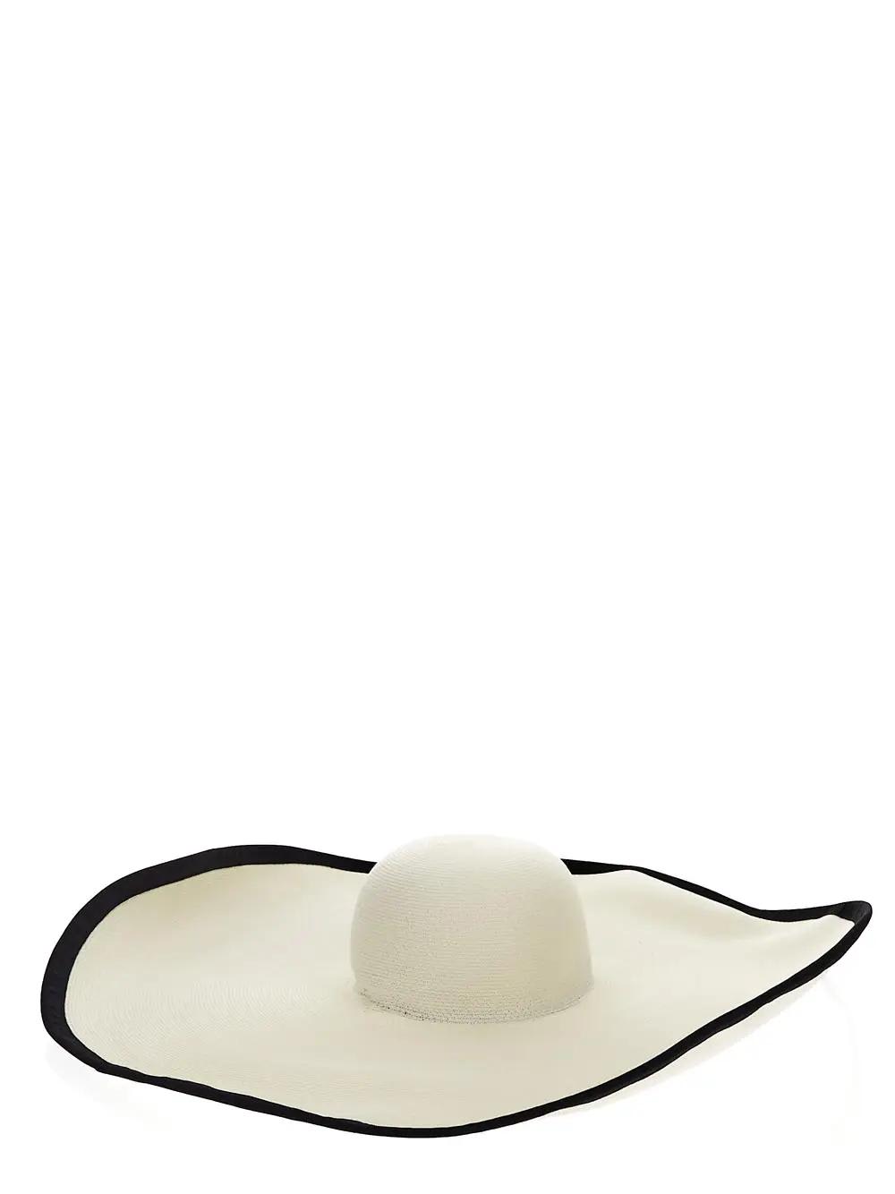 Shop Max Mara Paper Yarn Hat In White