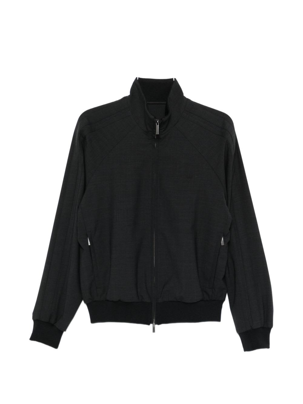 Emporio Armani Wool Blend Bomber Jacket