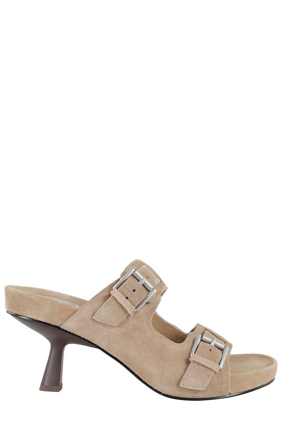 Ash Jewel Footbed Heeled Sandals In Brown