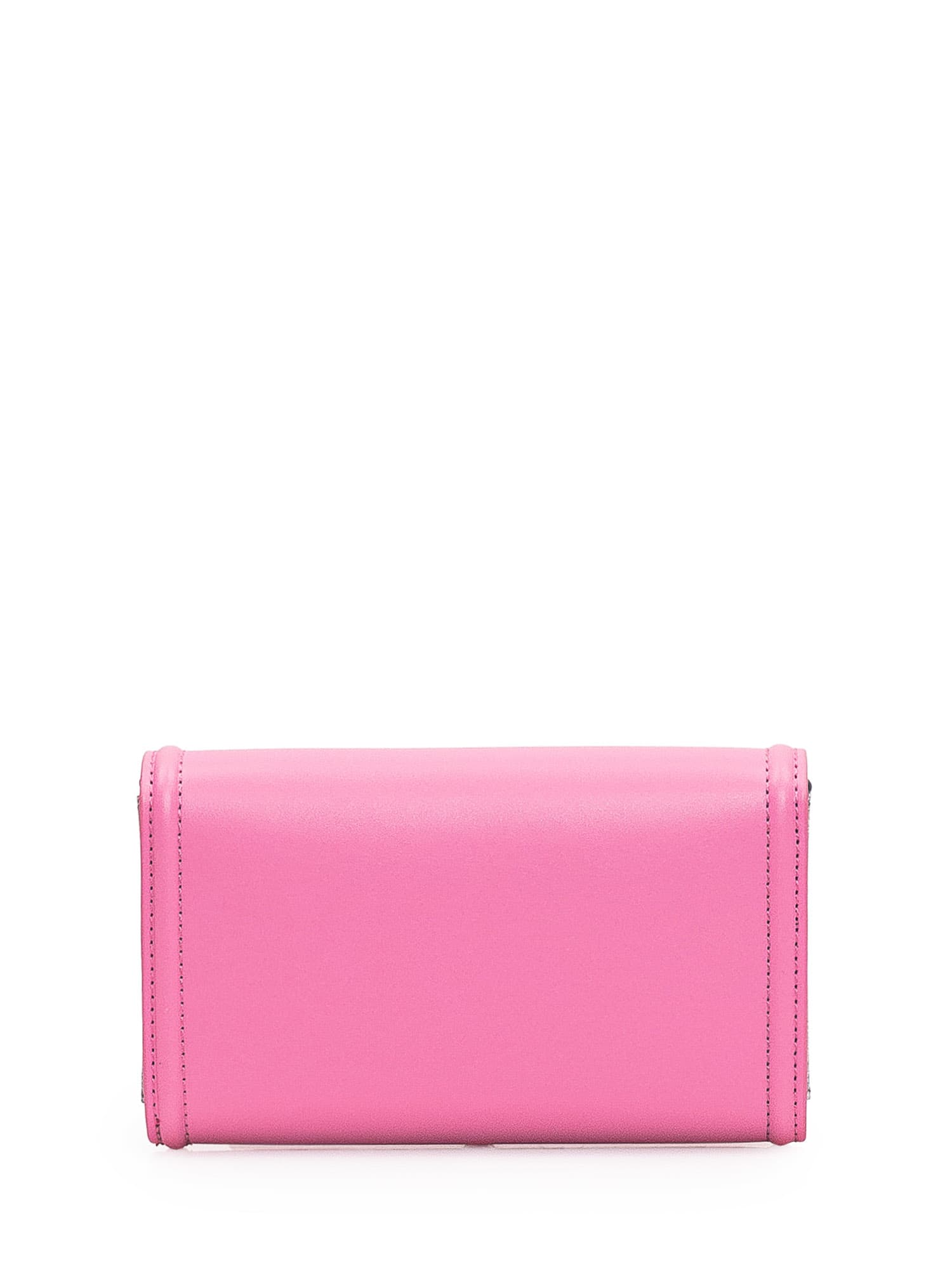 Shop Chiara Ferragni Eyelike Wallet In Sachet Pink
