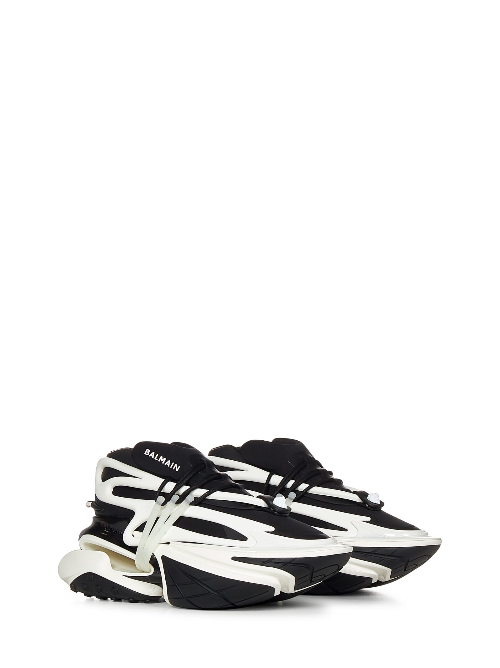 Shop Balmain Paris Unicorn Sneakers In White