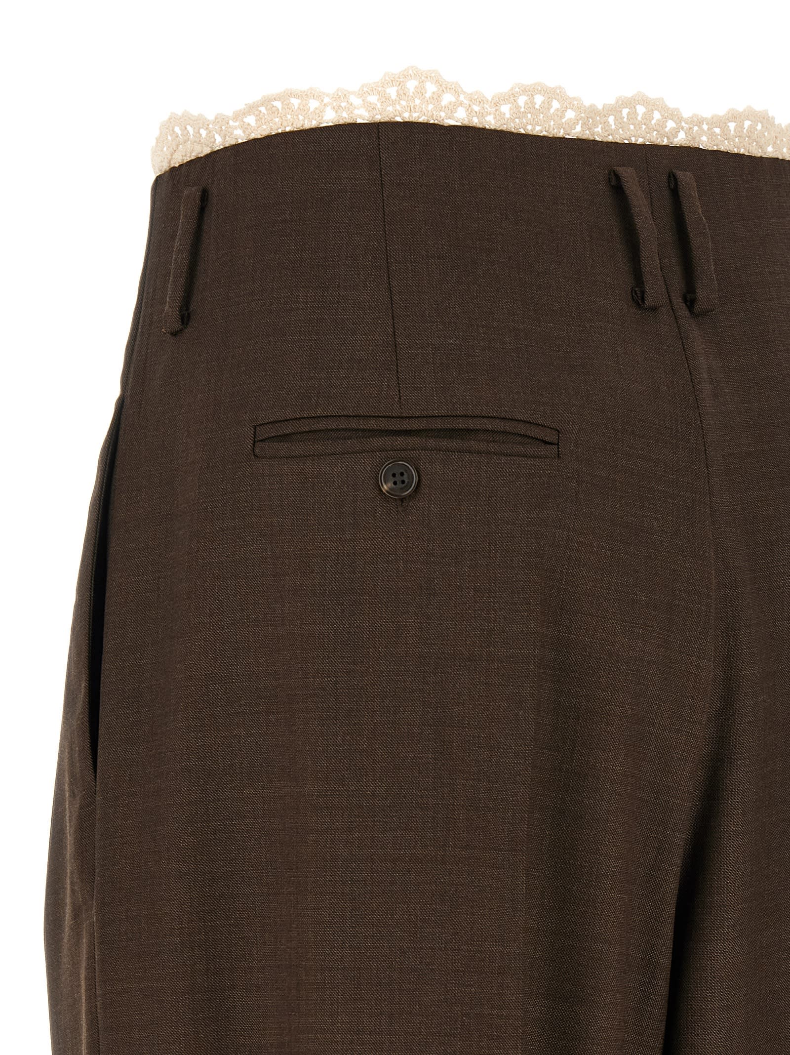 Magda Butrym Corduroy Trousers In Brown