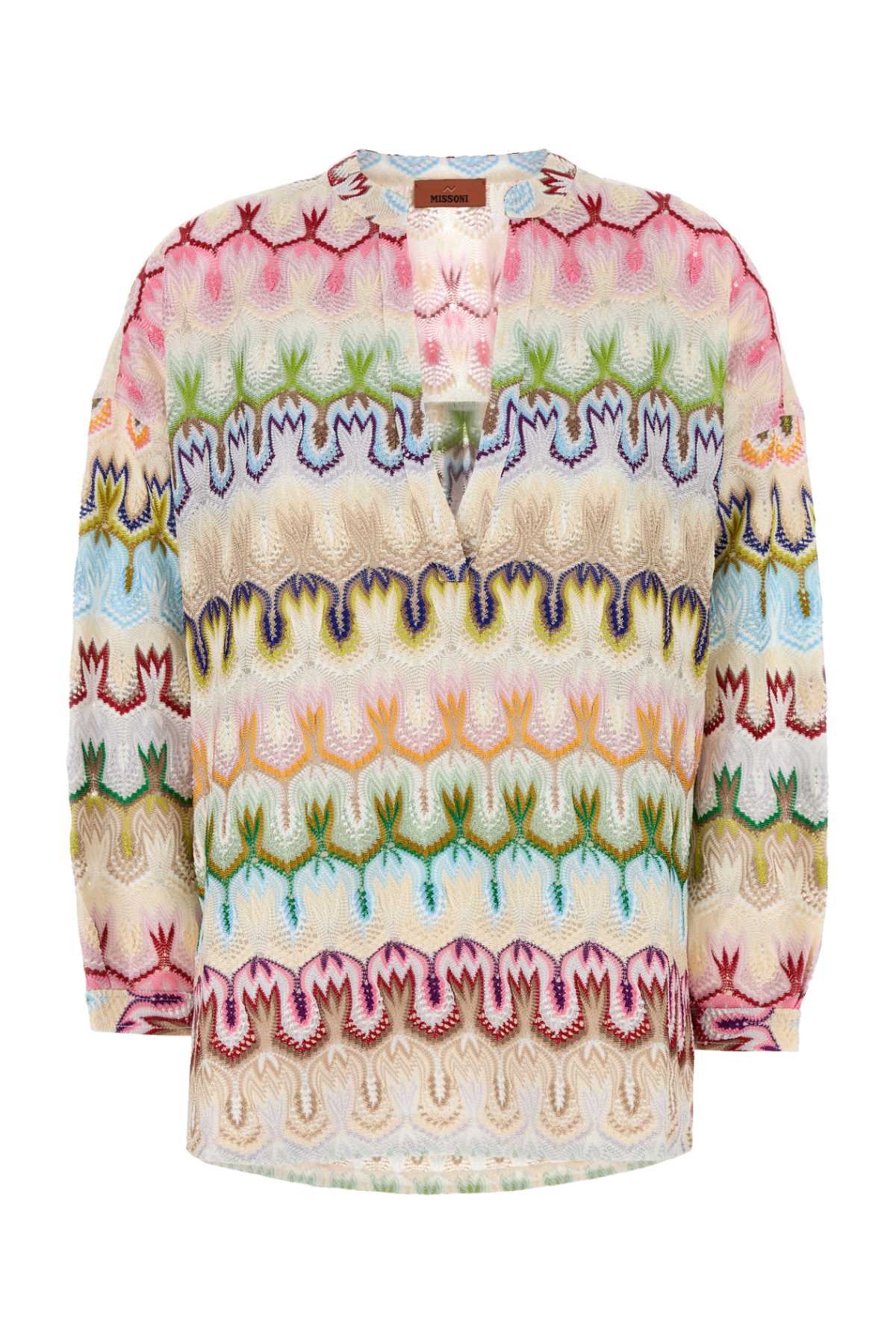 Embroidered Viscose Blend Blouse