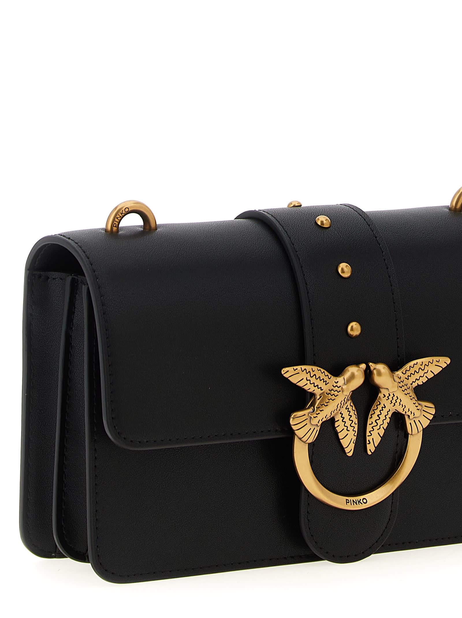Pinko Love One Classic Crossbody Bag In Black