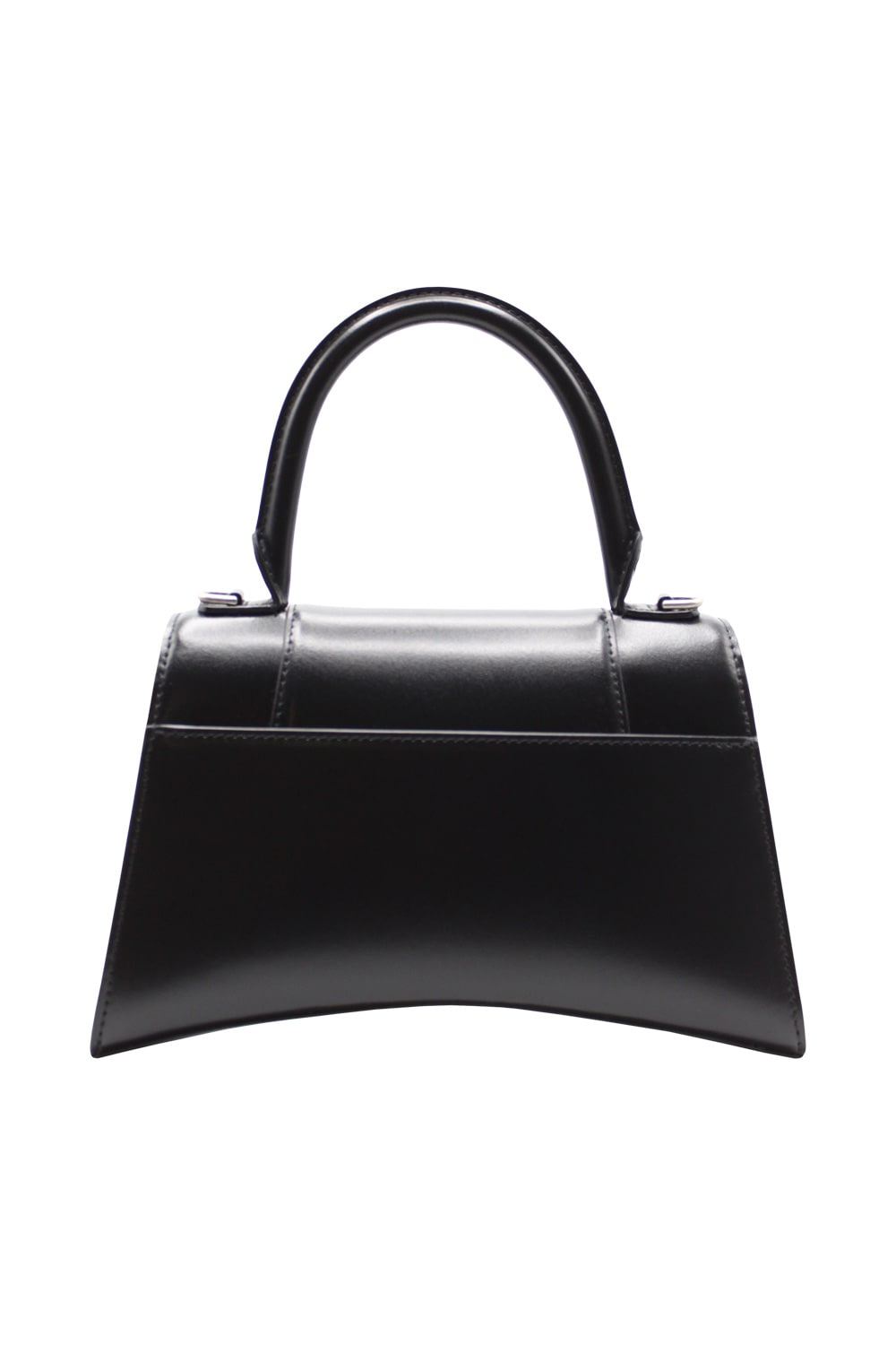 Hourglass Small Leather Top-Handle Bag