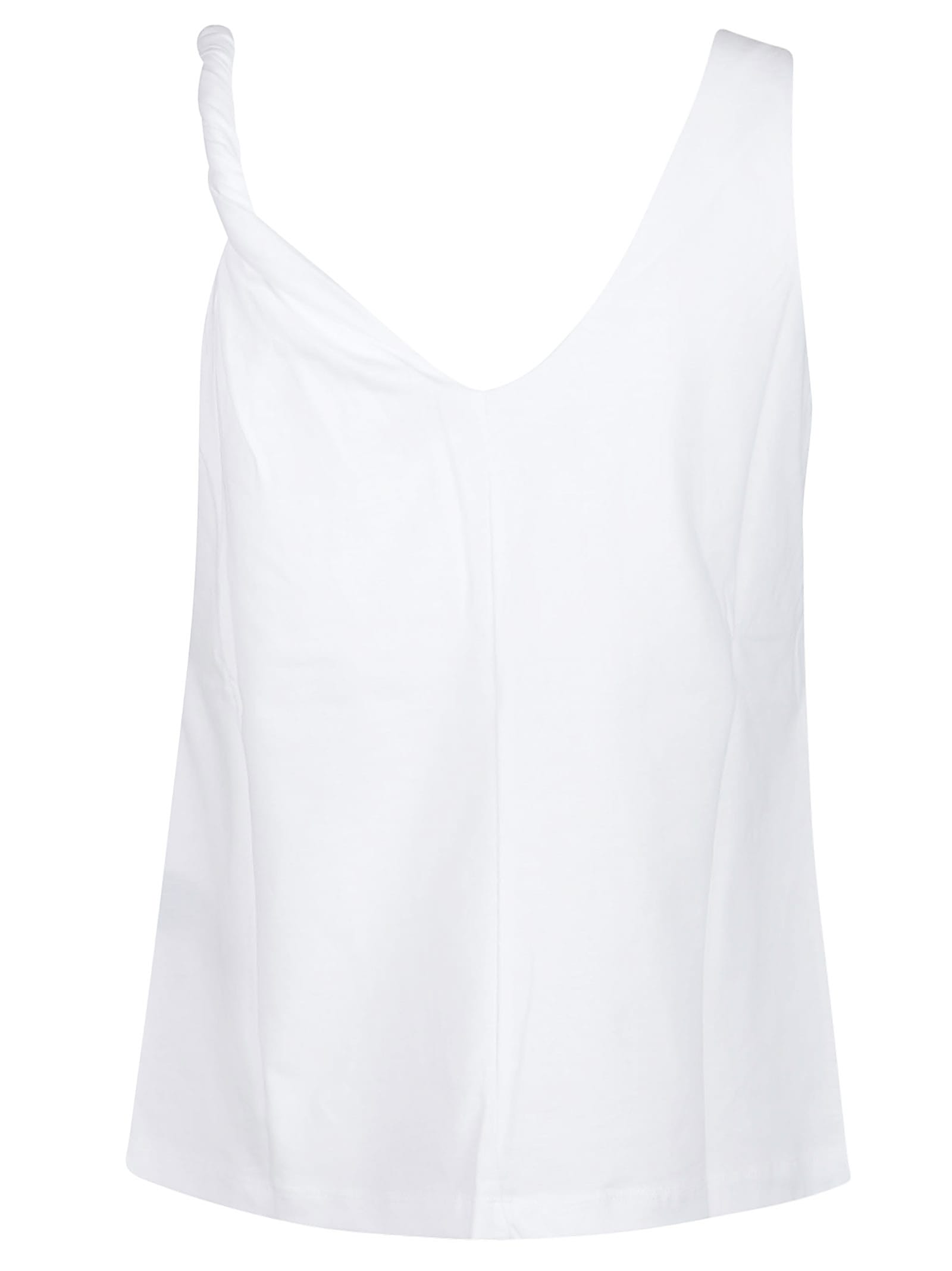 Shop Federica Tosi Tank Top In Bianco