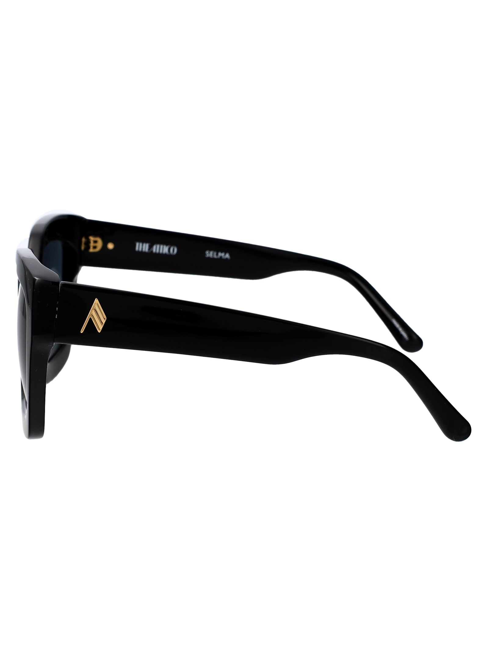 Shop Attico Selma Sunglasses In Black