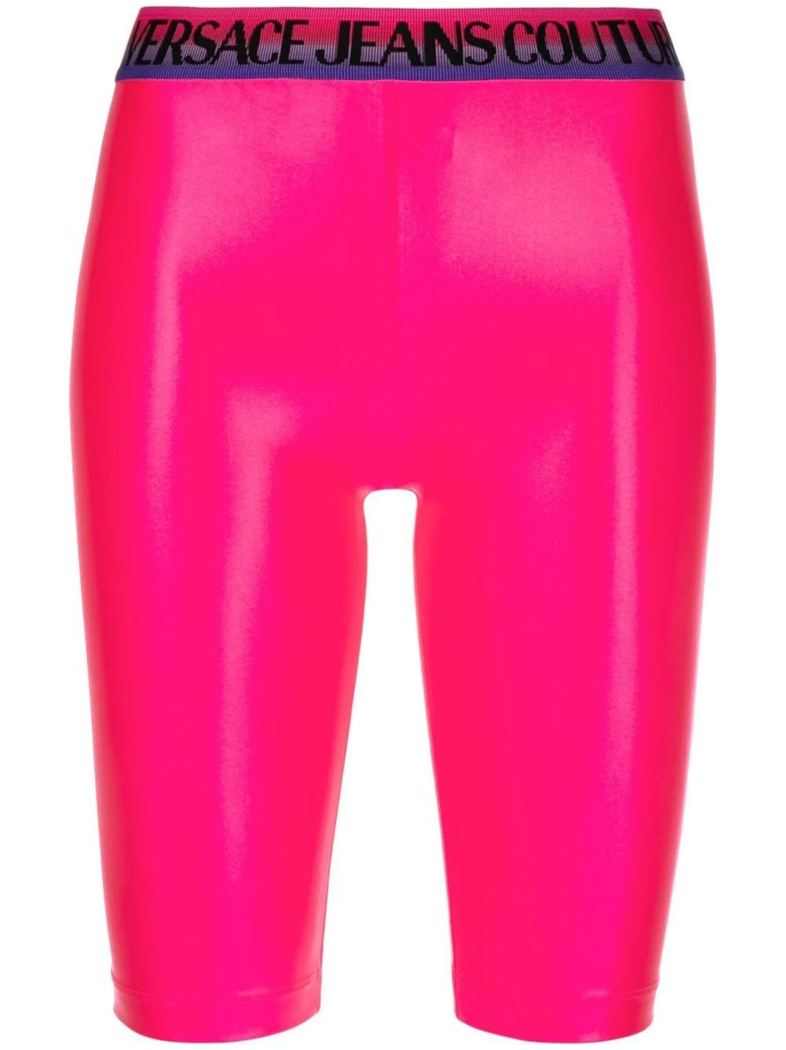 Shop Versace Jeans Couture Leggings In Pink