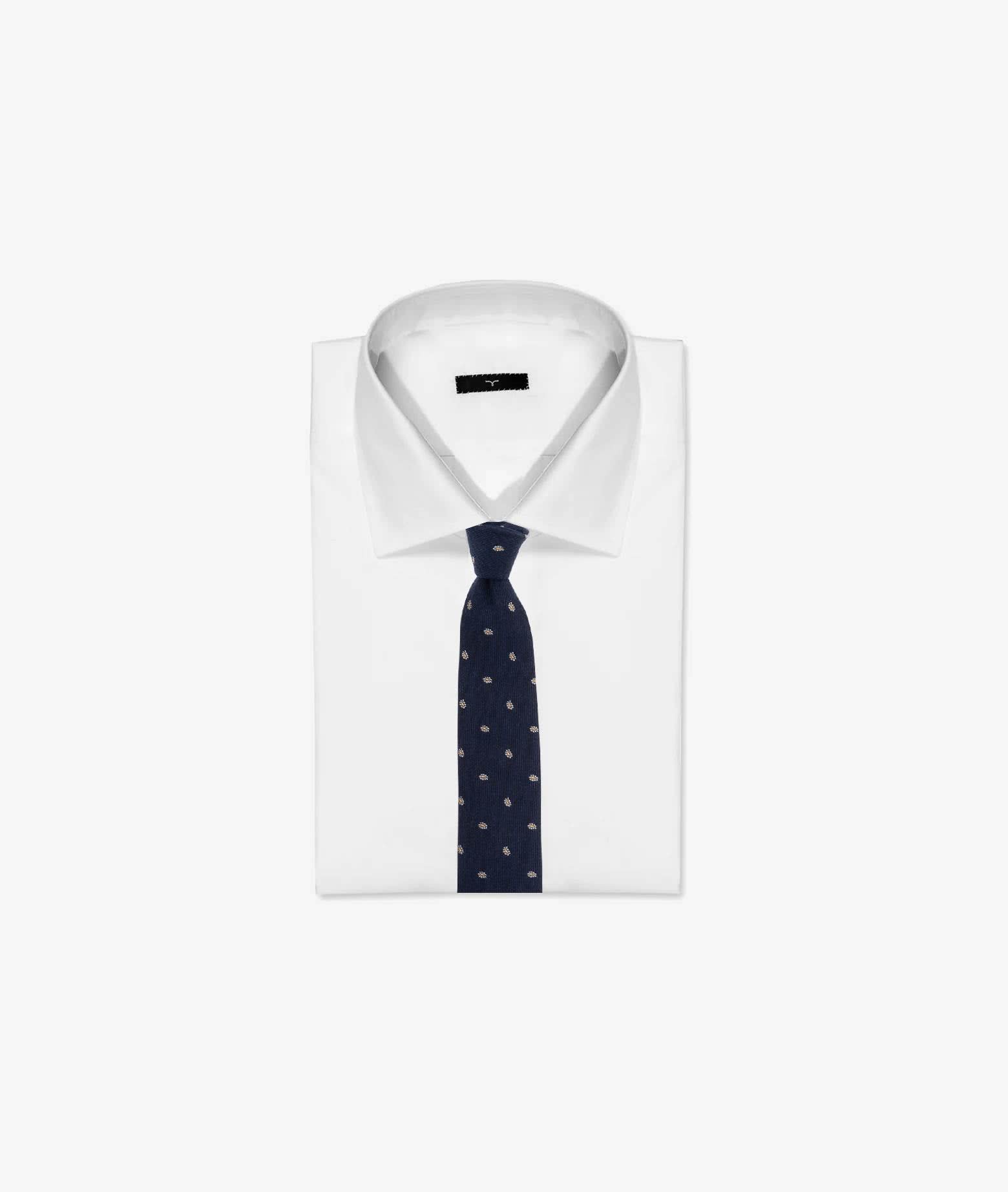 Larusmiani Jacquard Tie Tie In Blue