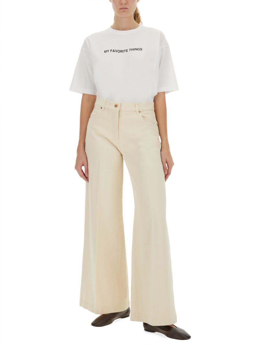 Aspesi T-shirt With Print In White