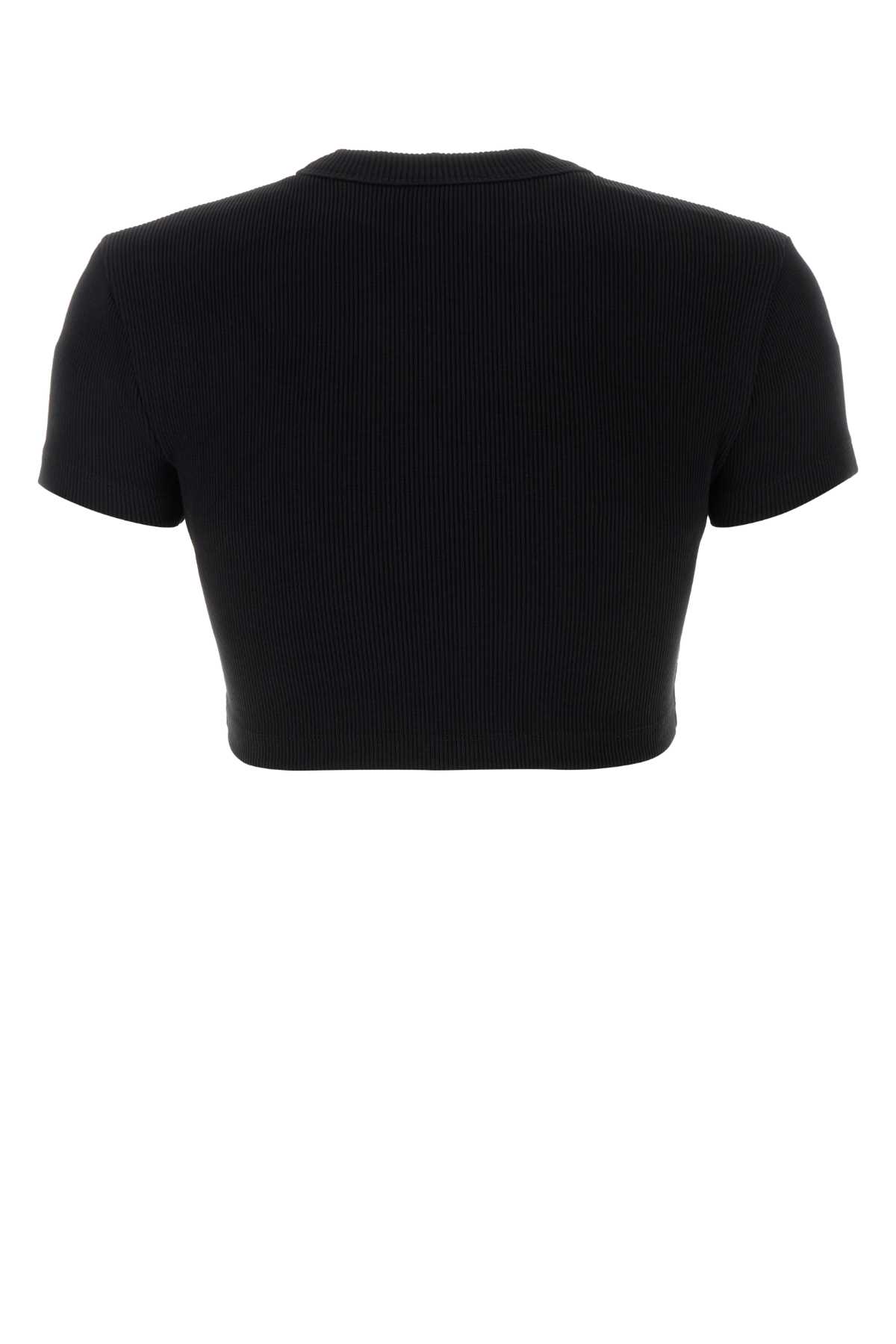 Alexander Wang T Black Stretch Cotton T-shirt