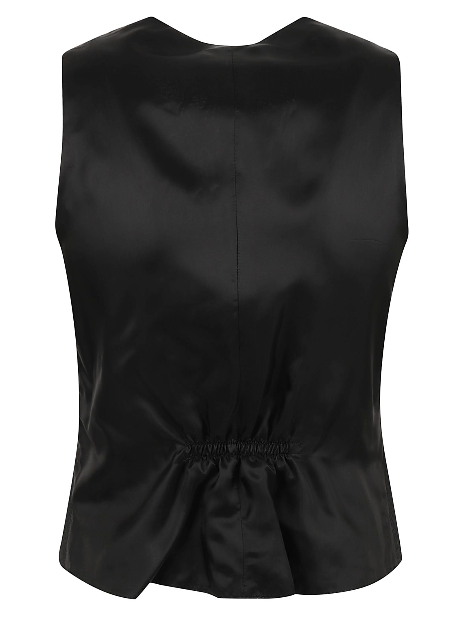 Shop Tagliatore 5 Button Vest In Black