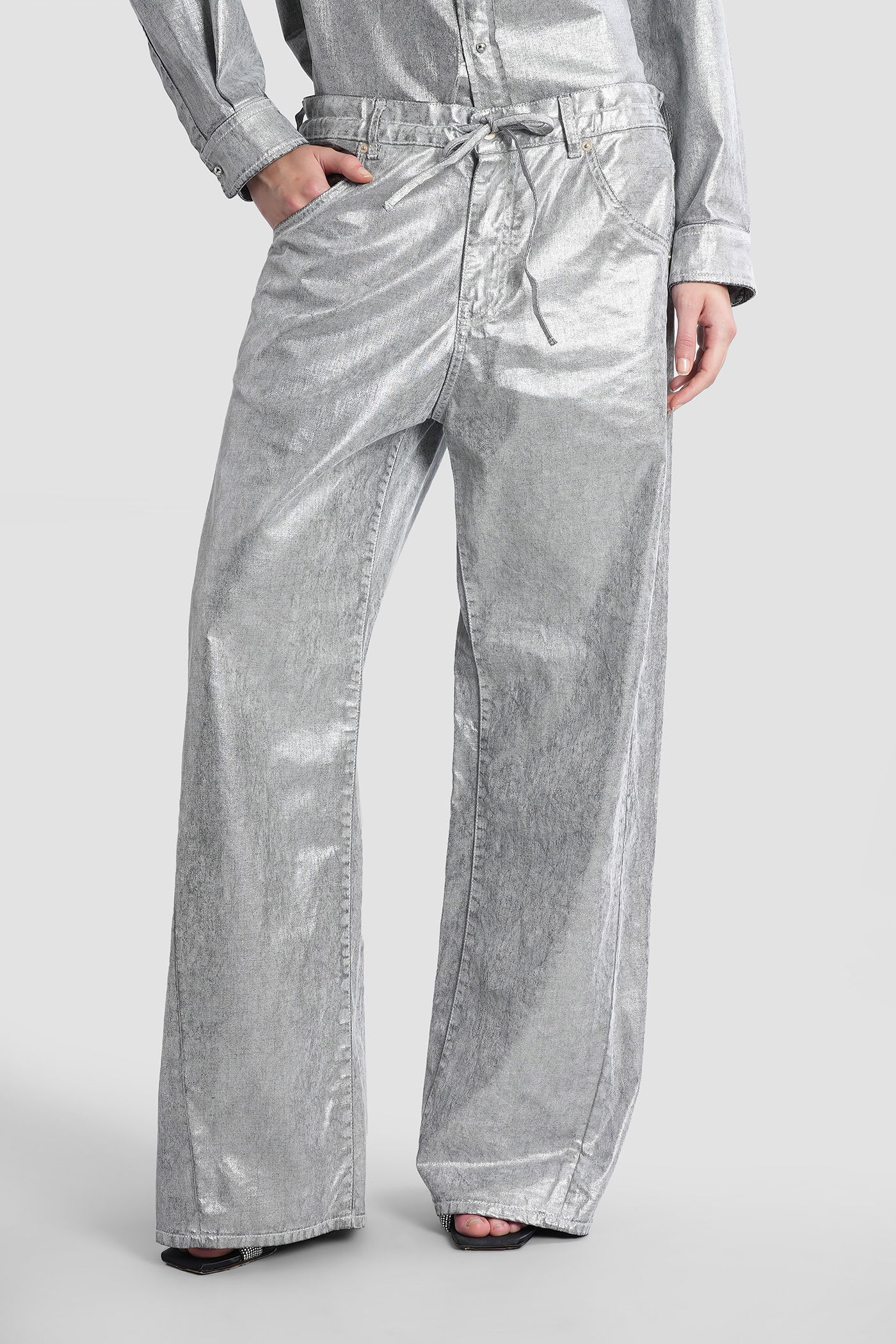 Iris Jeans In Grey Denim