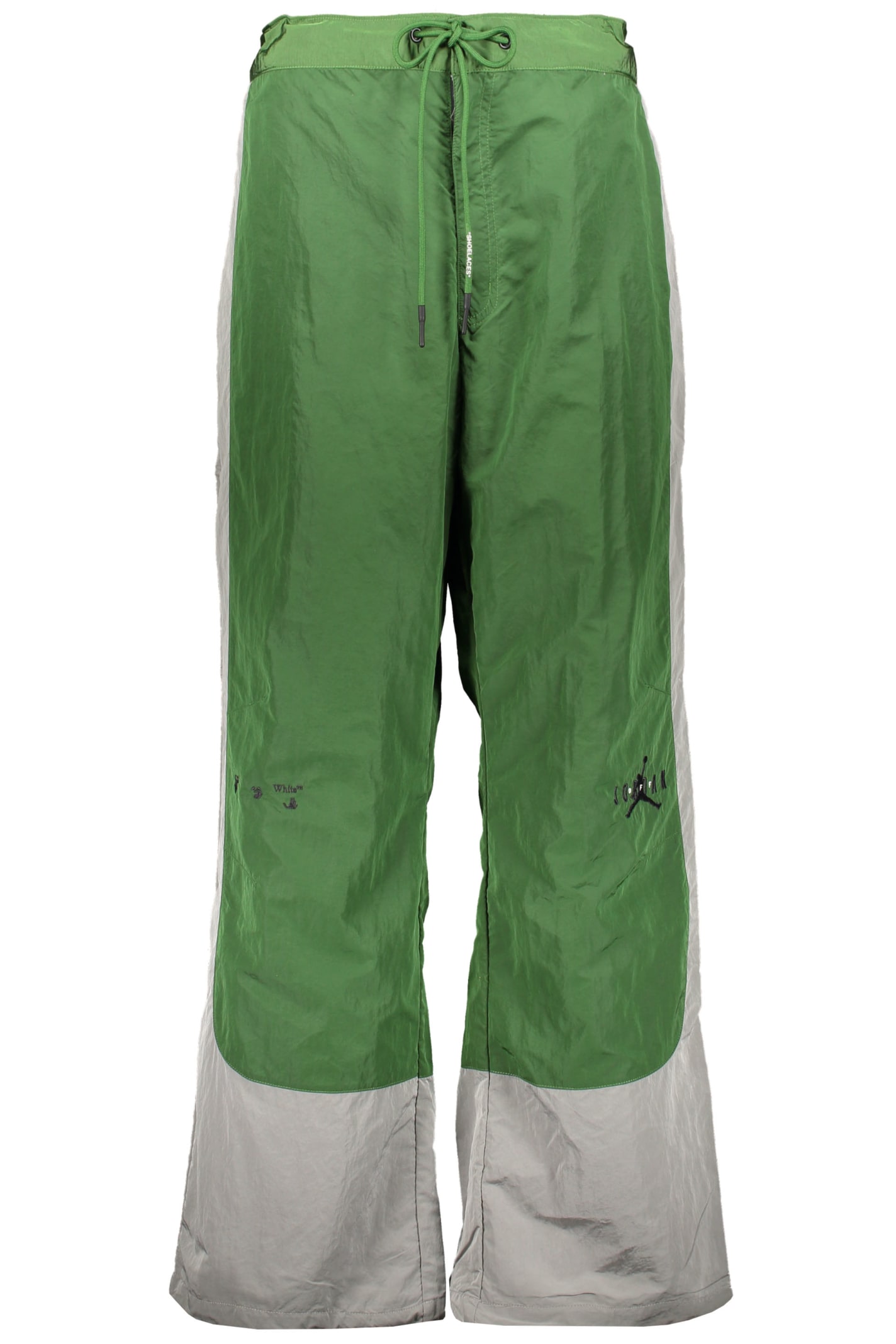Shop Off-white Air Jordan X  Track-pants In Green