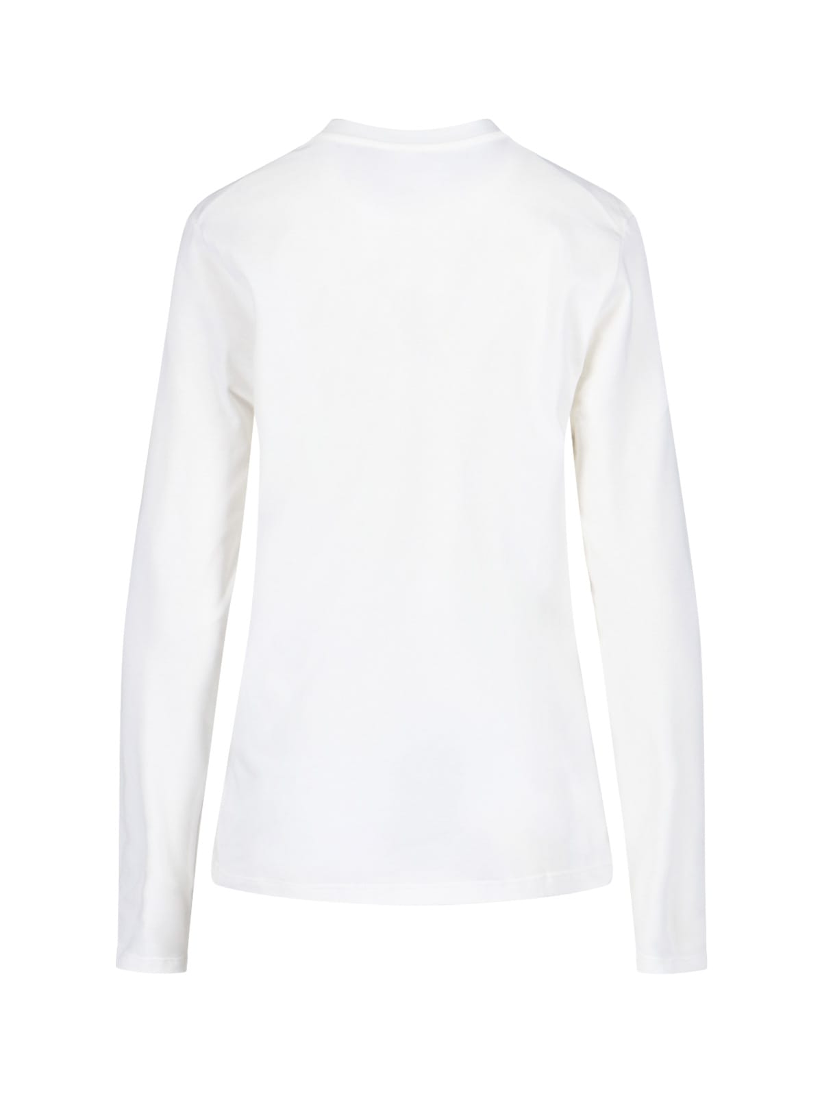 Shop Jil Sander Logo Sweater In White