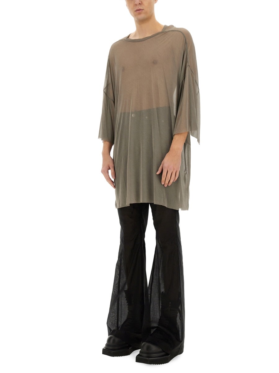 Rick Owens T-shirt Tommy T In Dove