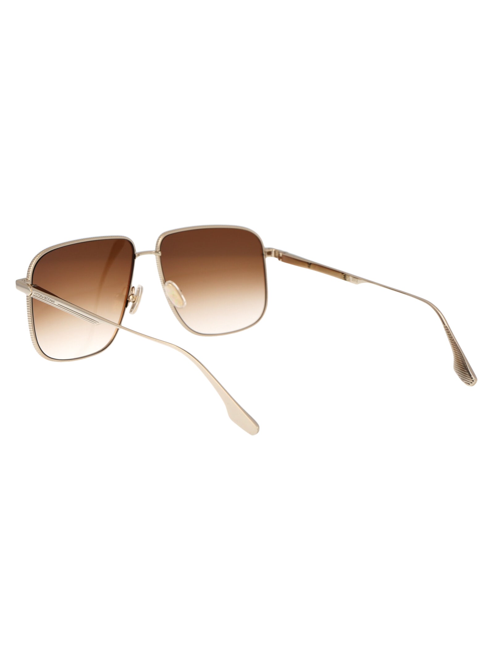Shop Victoria Beckham Vb243s Sunglasses In 723 Gold/honey Gradient