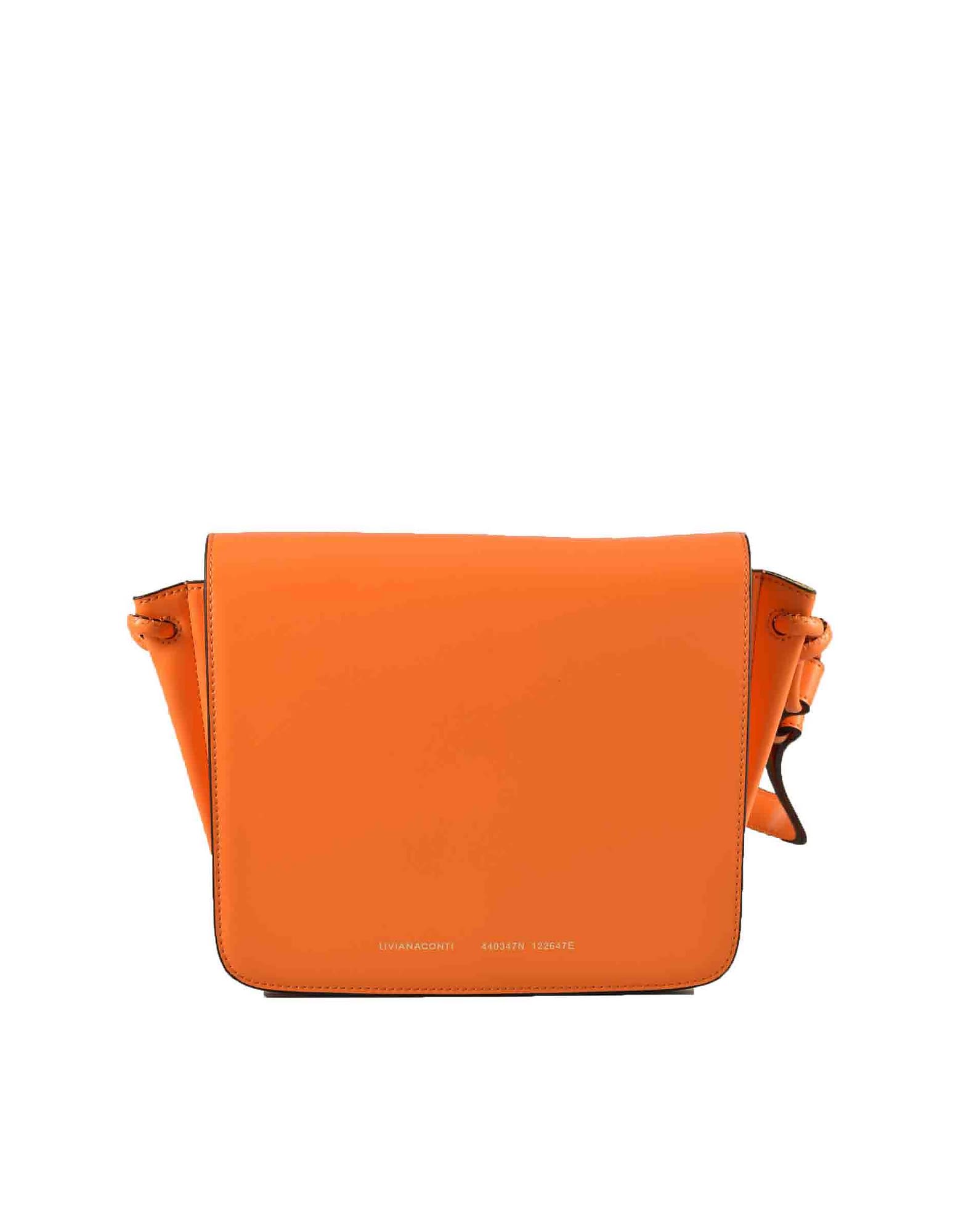 Liviana Conti Womens Orange Handbag
