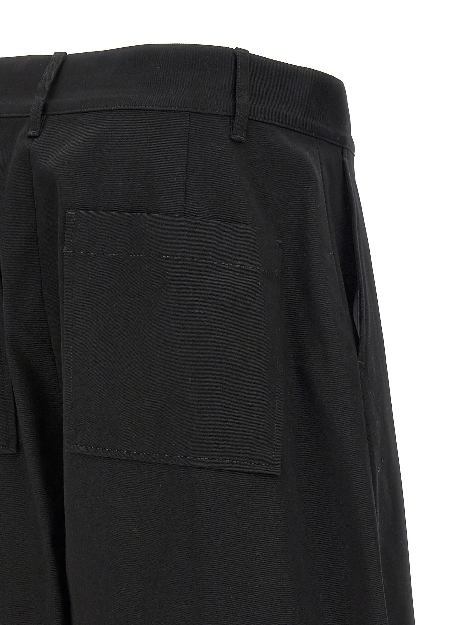 Shop Studio Nicholson Chalco Trousers In Black