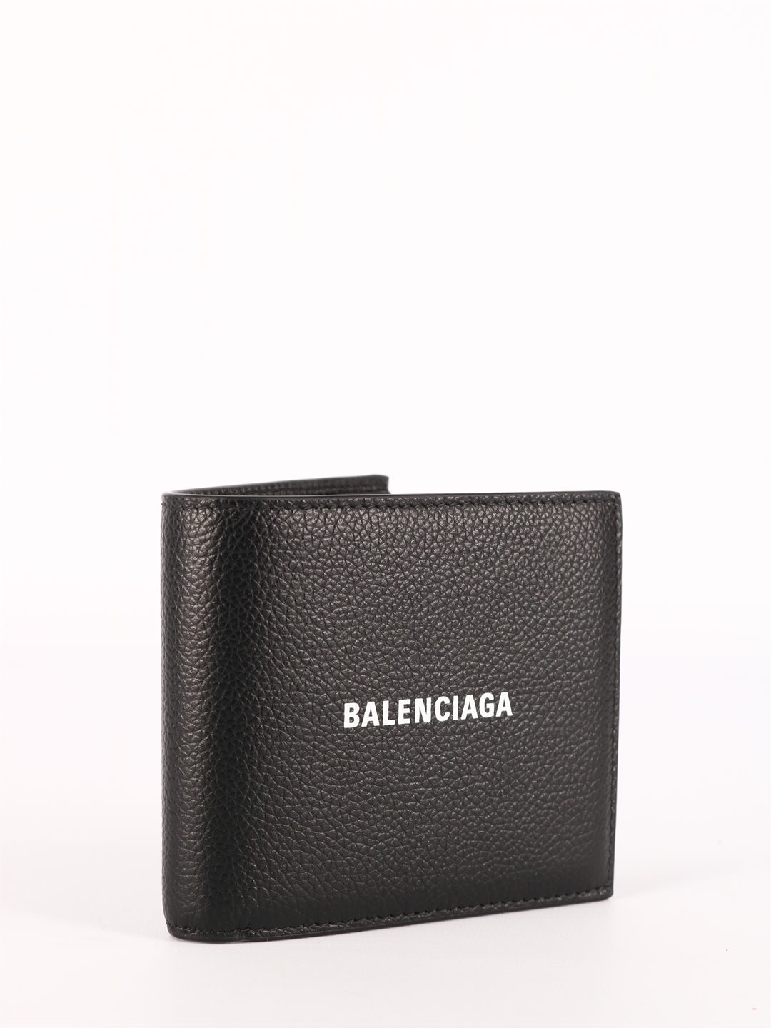 Shop Balenciaga Cash Square Wallet In Black