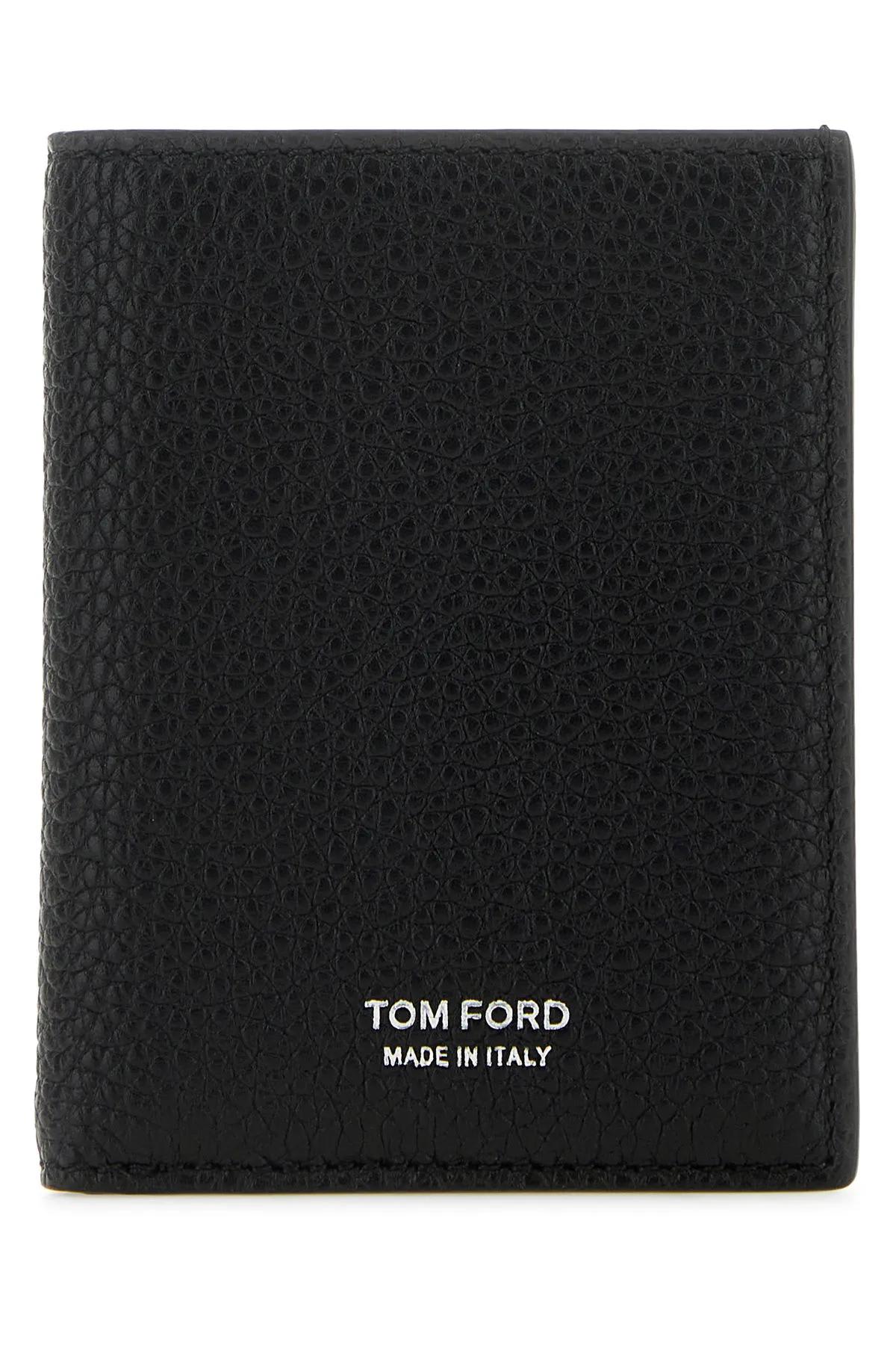 Shop Tom Ford Black Leather Wallet