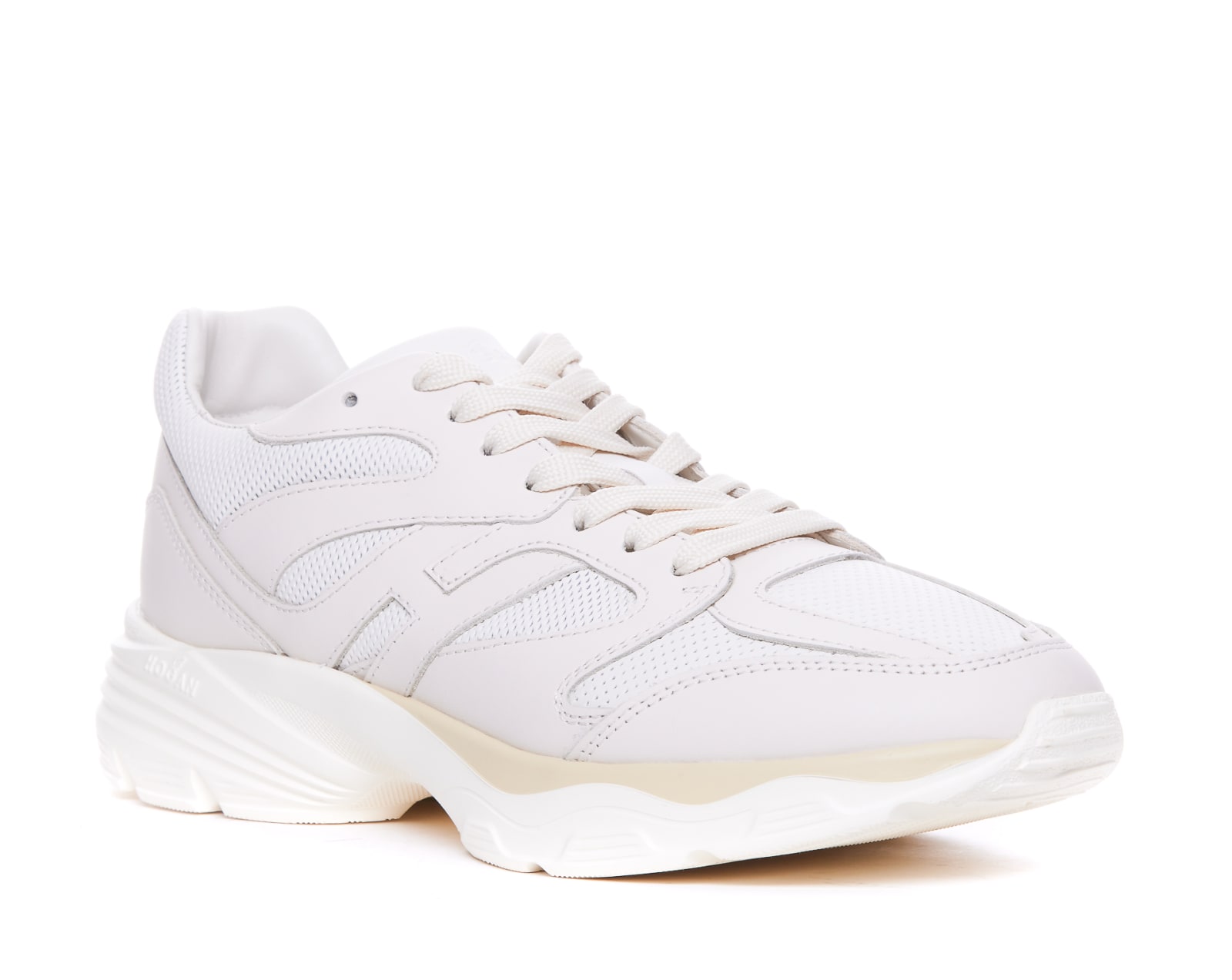 Shop Hogan H665 Sneakers In White