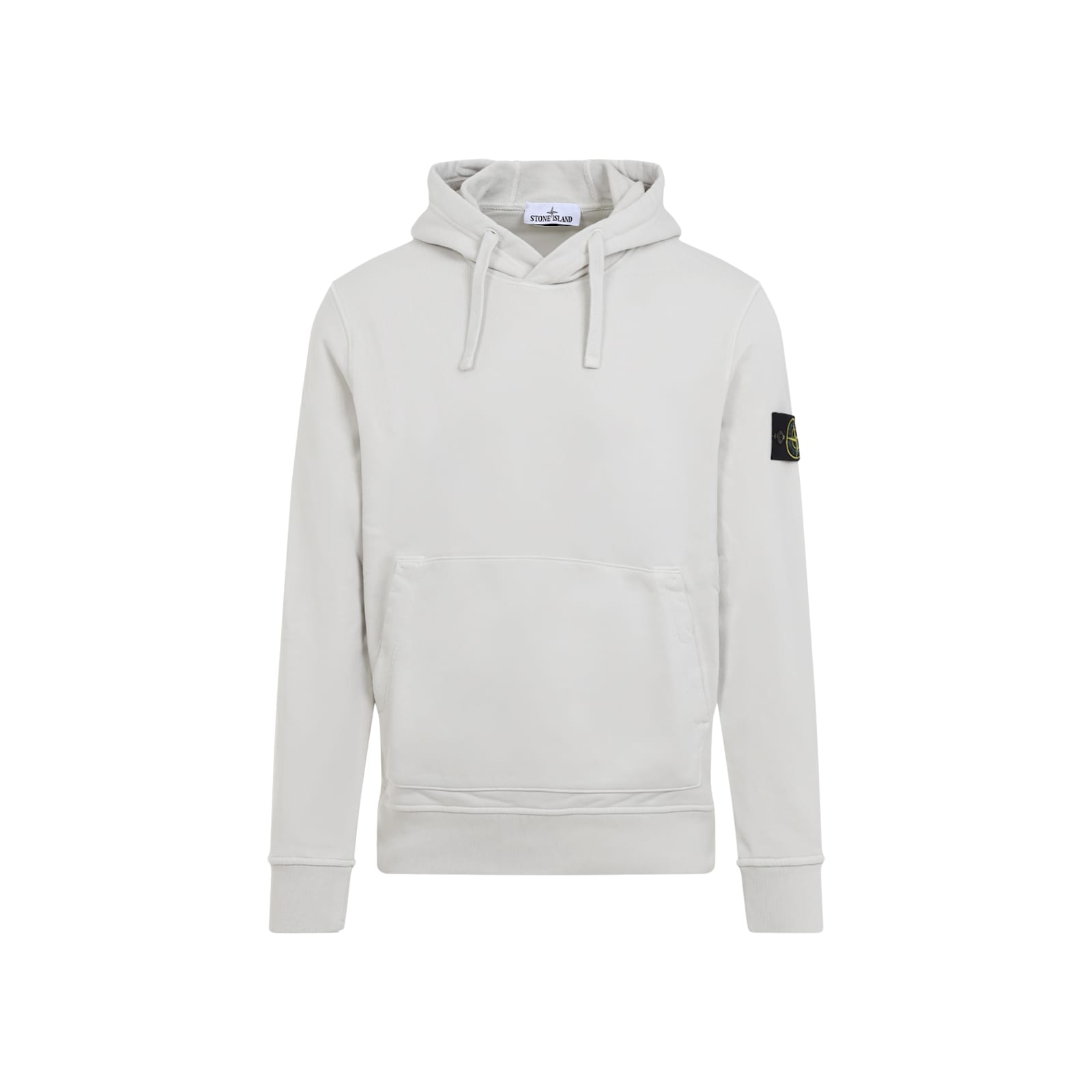 STONE ISLAND COMPASS PATCH DRAWSTRING HOODIE