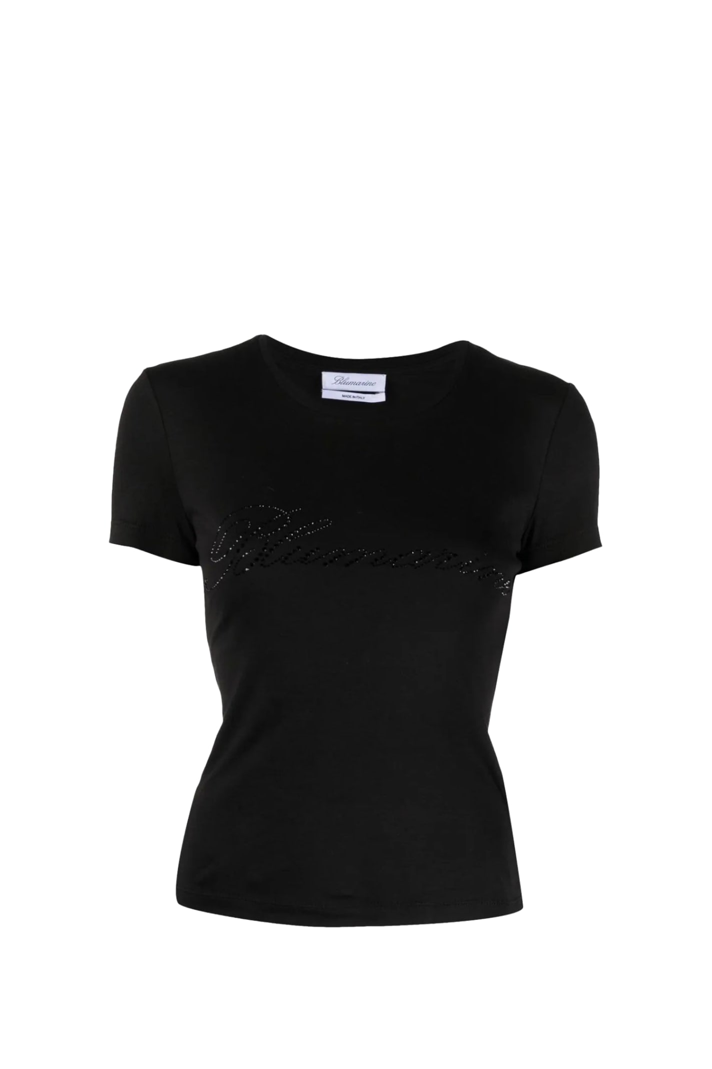 Shop Blumarine T-shirt In Black