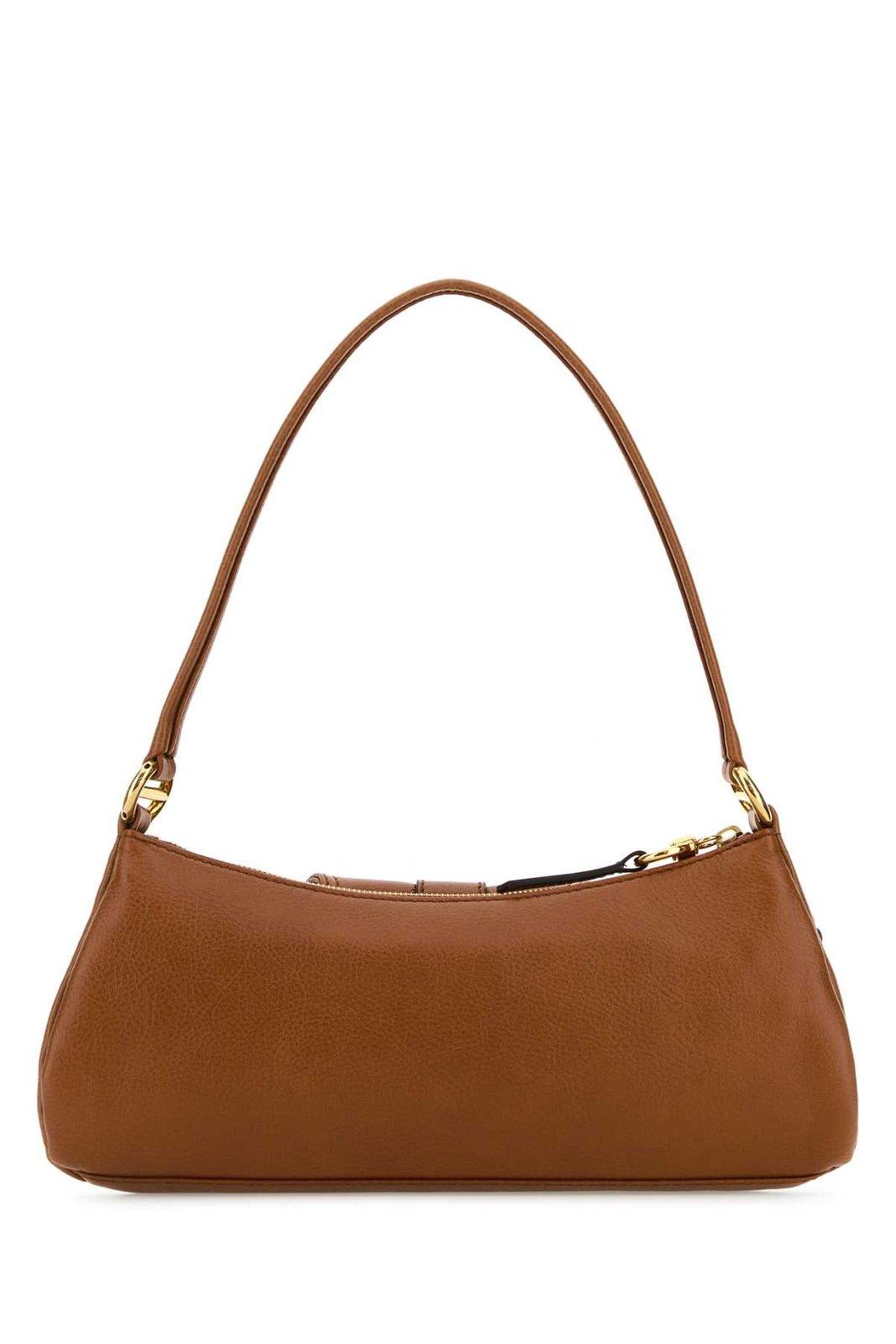 Shop Chloé The 99 Shoulder Bag In Brown