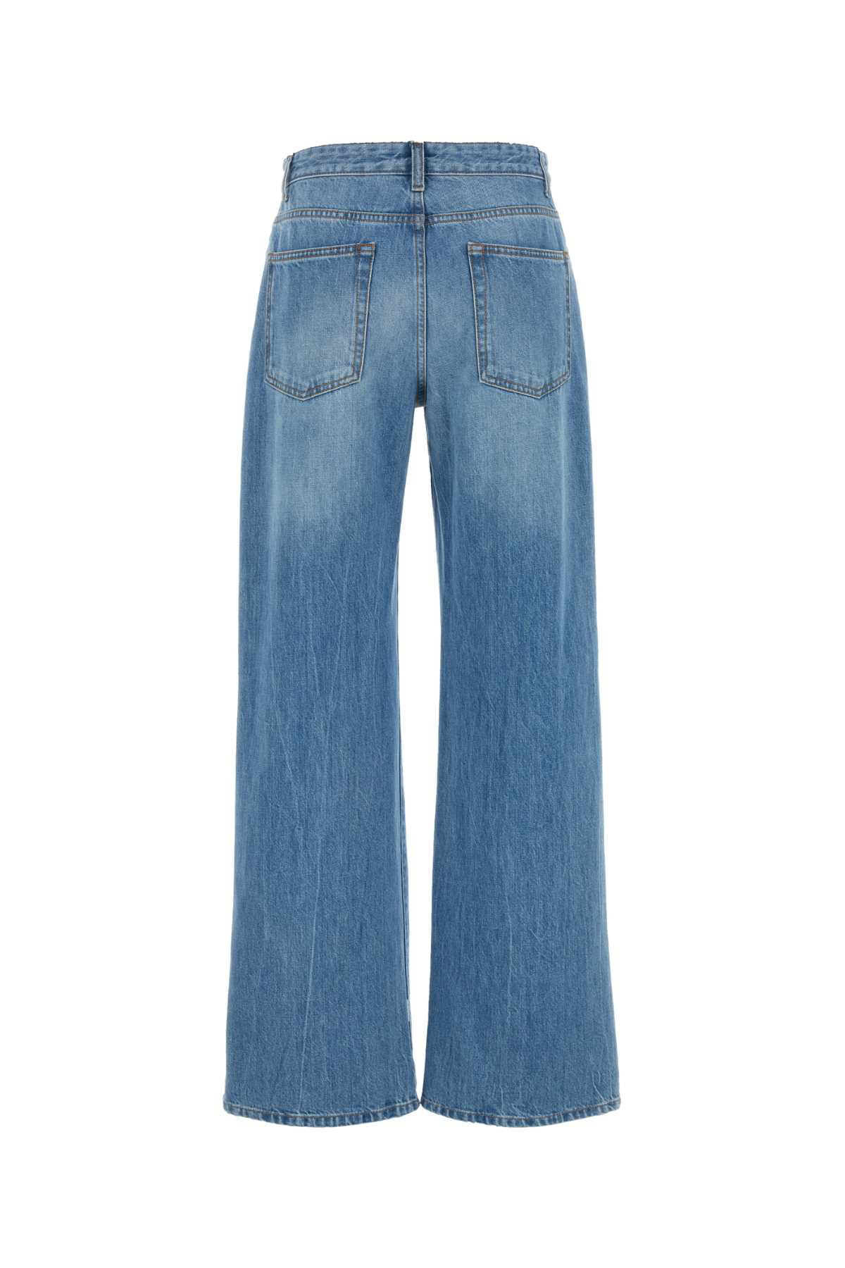 The Row Eglitta Mid-rise Wide-leg Jeans In Blue