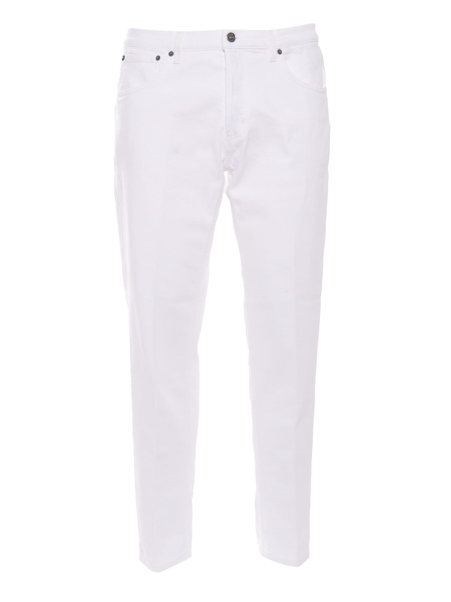 Shop Dondup Brighton Jeans In White