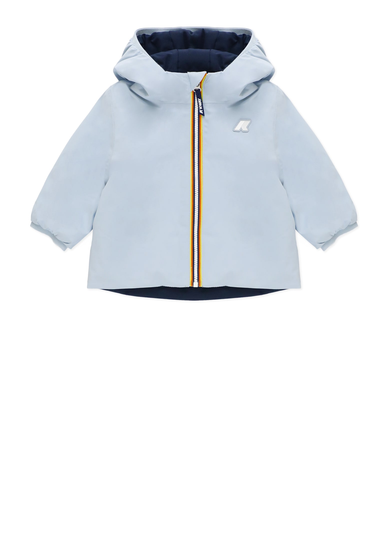 Shop K-way Jack Warrn Double Jacket In Light Blue