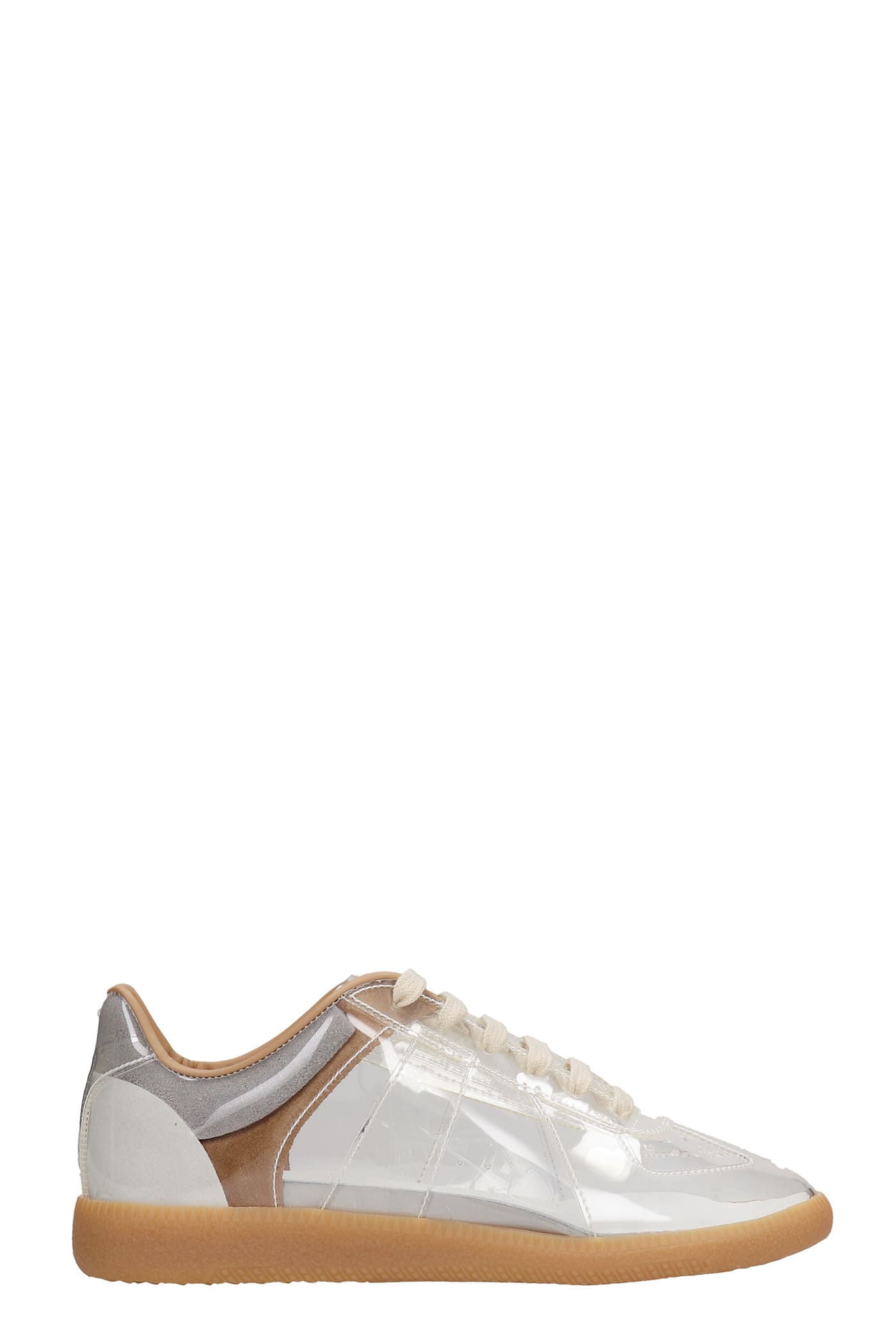 Buy Maison Margiela Sneakers In Transparent Pvc online, shop Maison Margiela shoes with free shipping