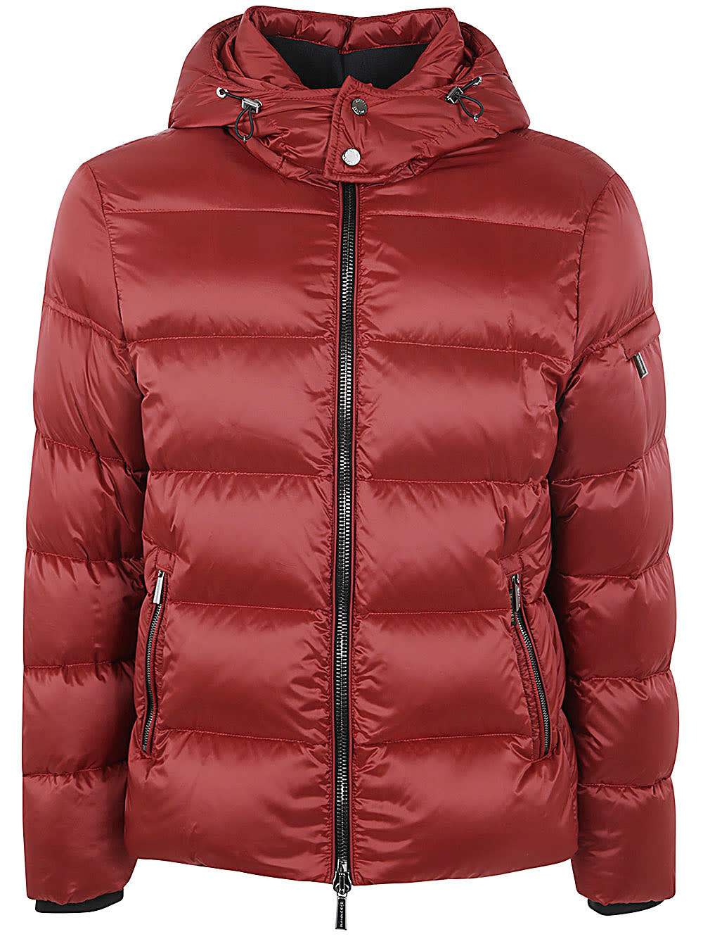 Shop Moorer Brett Sh Padded Jacket In Red