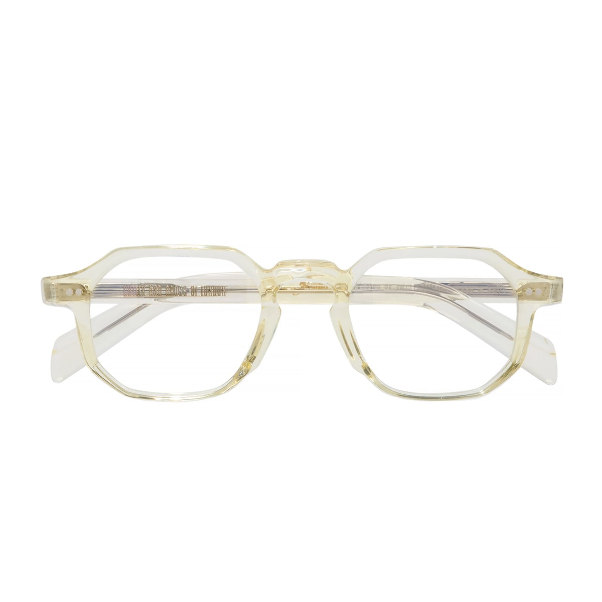 Cutler And Gross Graham Gr11 B4 Butter Crystal Glasses In Yellow